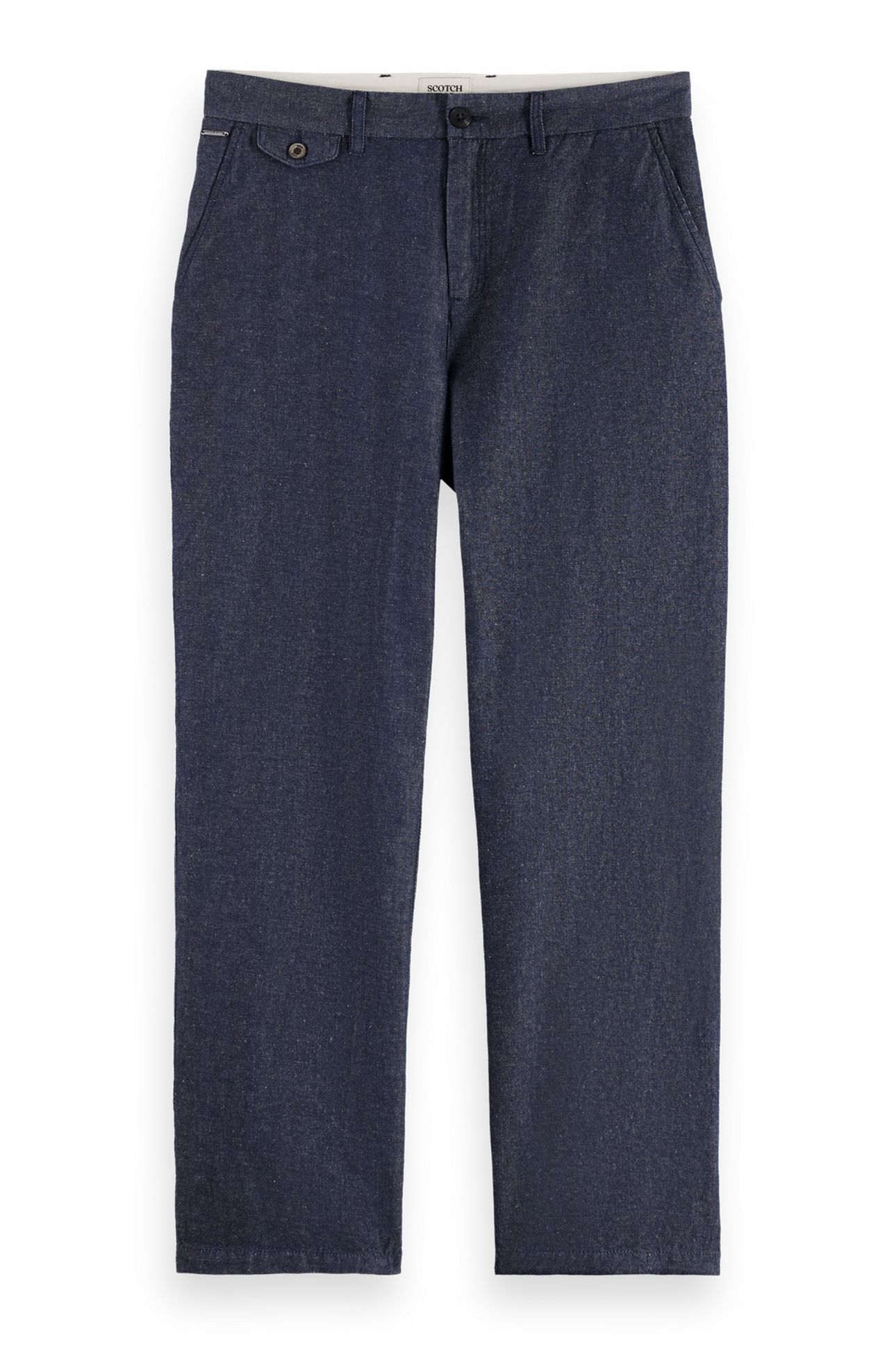 OTIS - COTTON LINEN TWILL RELAXED STRAIGHT FIT CHINO SKY CAP 3