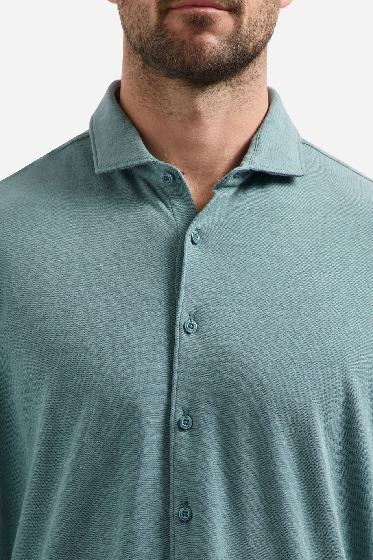 SHIRT JERSEY TWILL SEABLUE 6