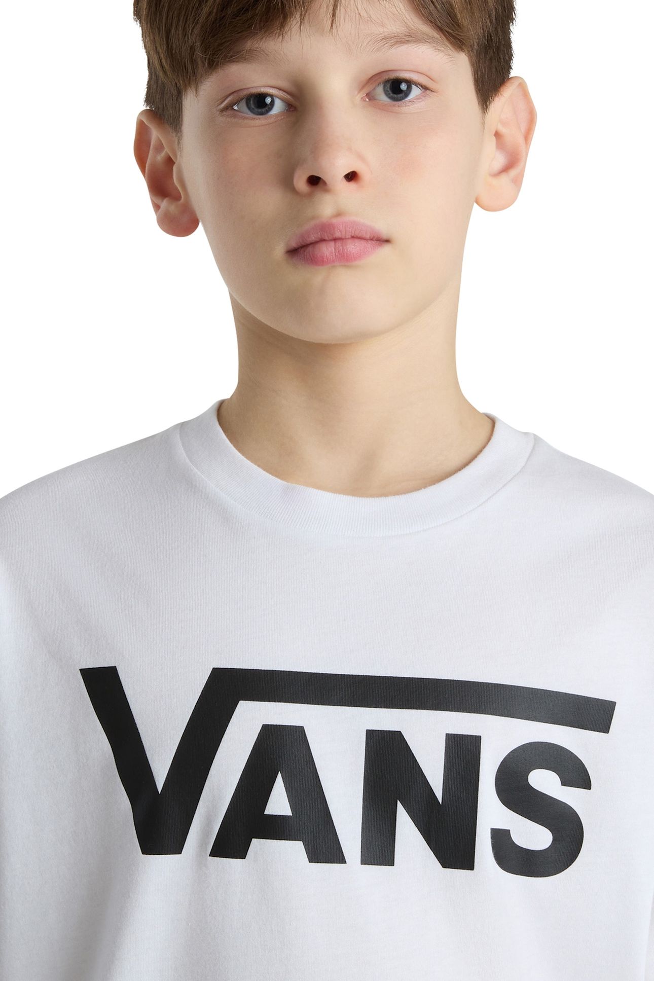 BOYS VANS CLASSIC WHITE 6