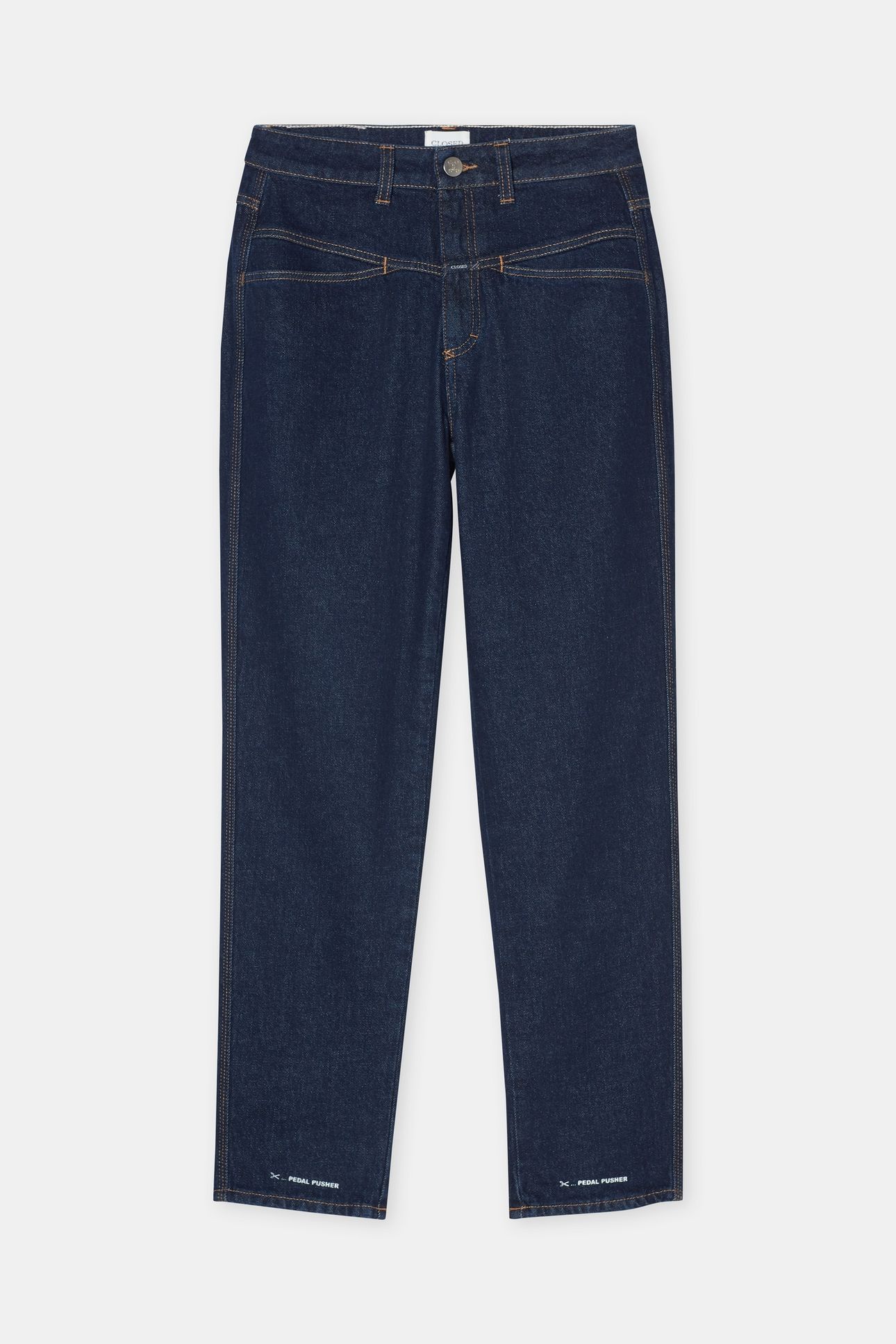 PEDAL PUSHER JEANS DARK BLUE 3
