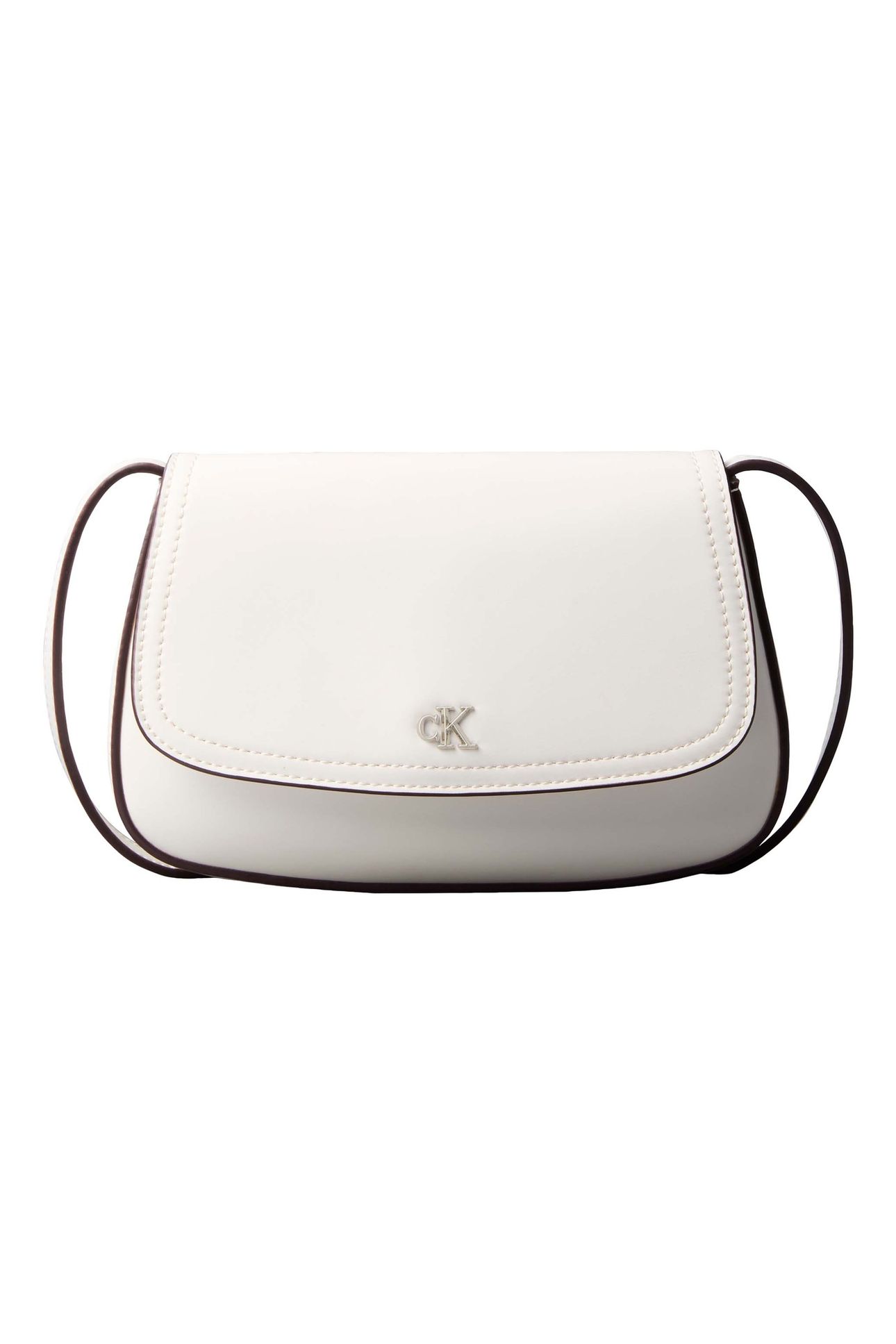 CK FLAP CAMERA BAG WHITE ALYSSUM 1