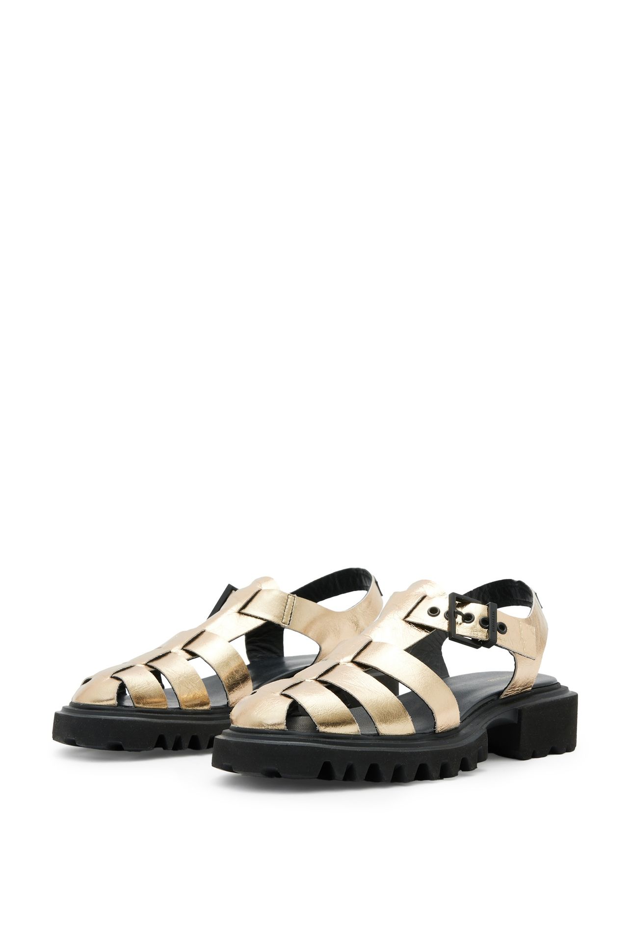 NESSA SANDAL METALLIC GOLD 6