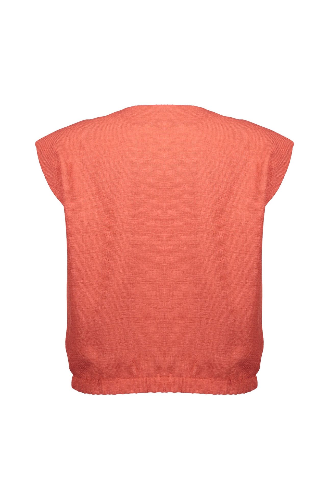 BLOUSE WITH POCKETS BURNED ORANGE 2