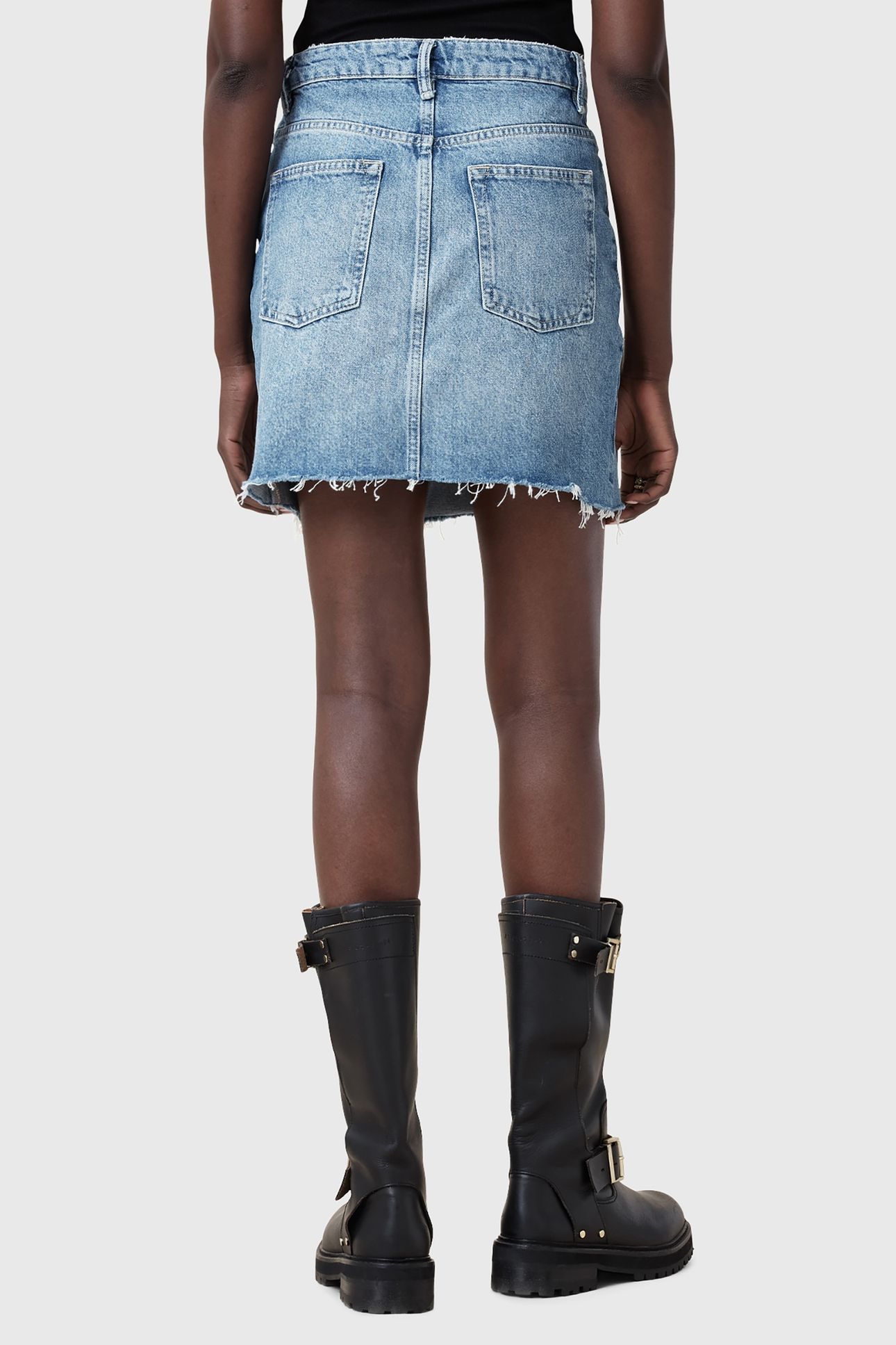 AKI CROSSOVER SKIRT LIGHT INDIGO 4