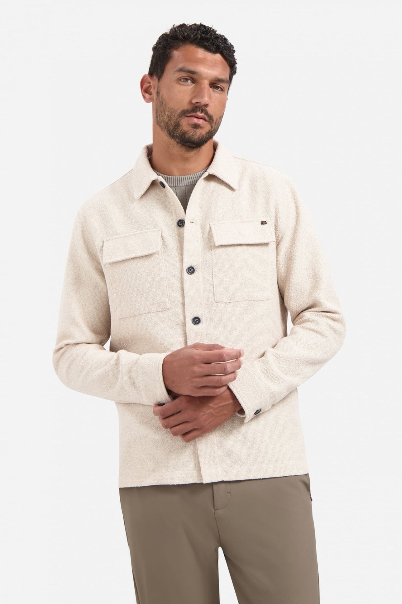 OVERSHIRT FULL BUTTON STRETCH KIT 1