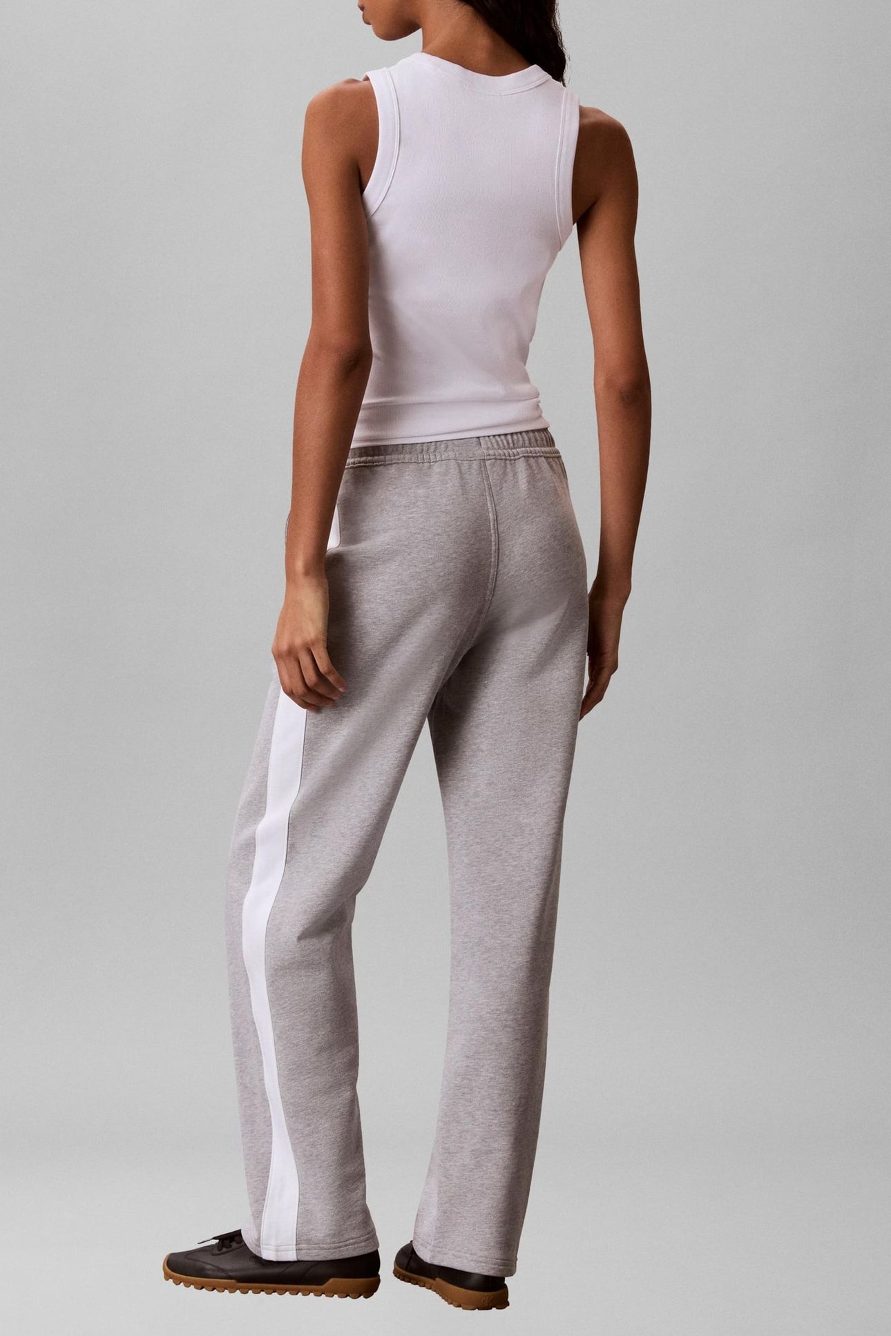 MONOGRAM TERRY COLORBLOCK PANT HEROIC GREY HEATHER 3