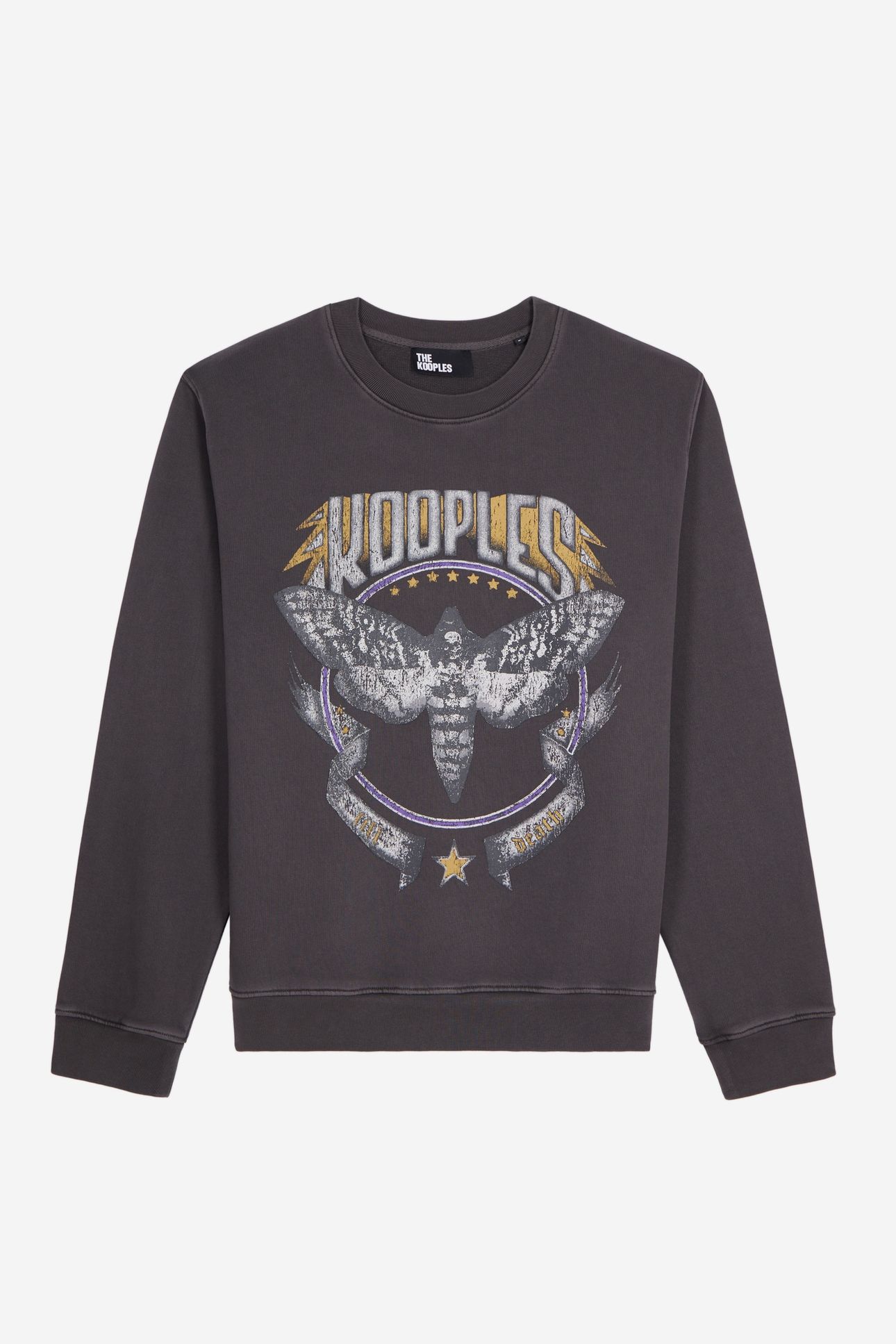 SWEATSHIRT WITH BUTTERFLY PRINT ON THE FRONT CARBONE 3