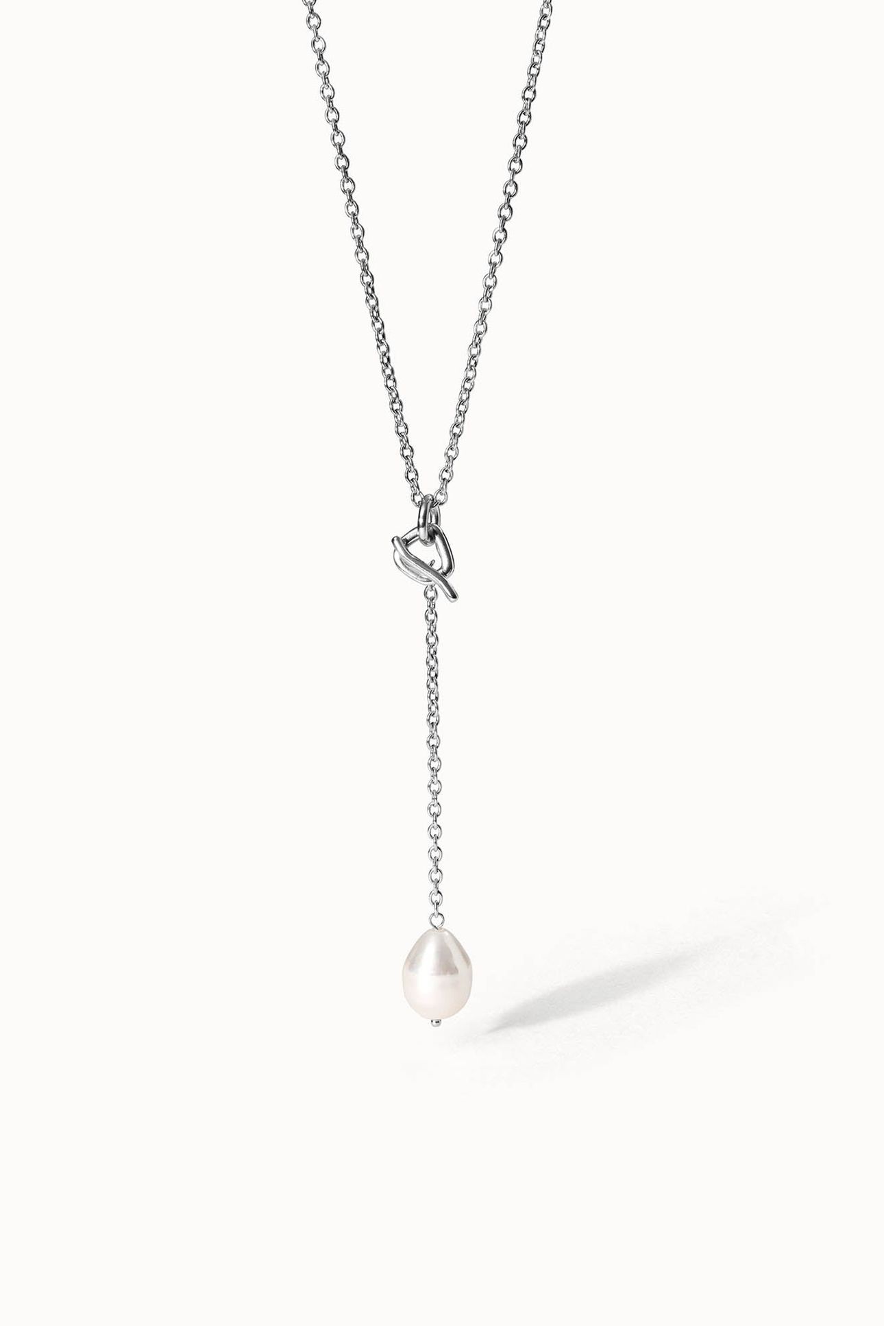 ALOHA PERLENKETTE SILVER 3