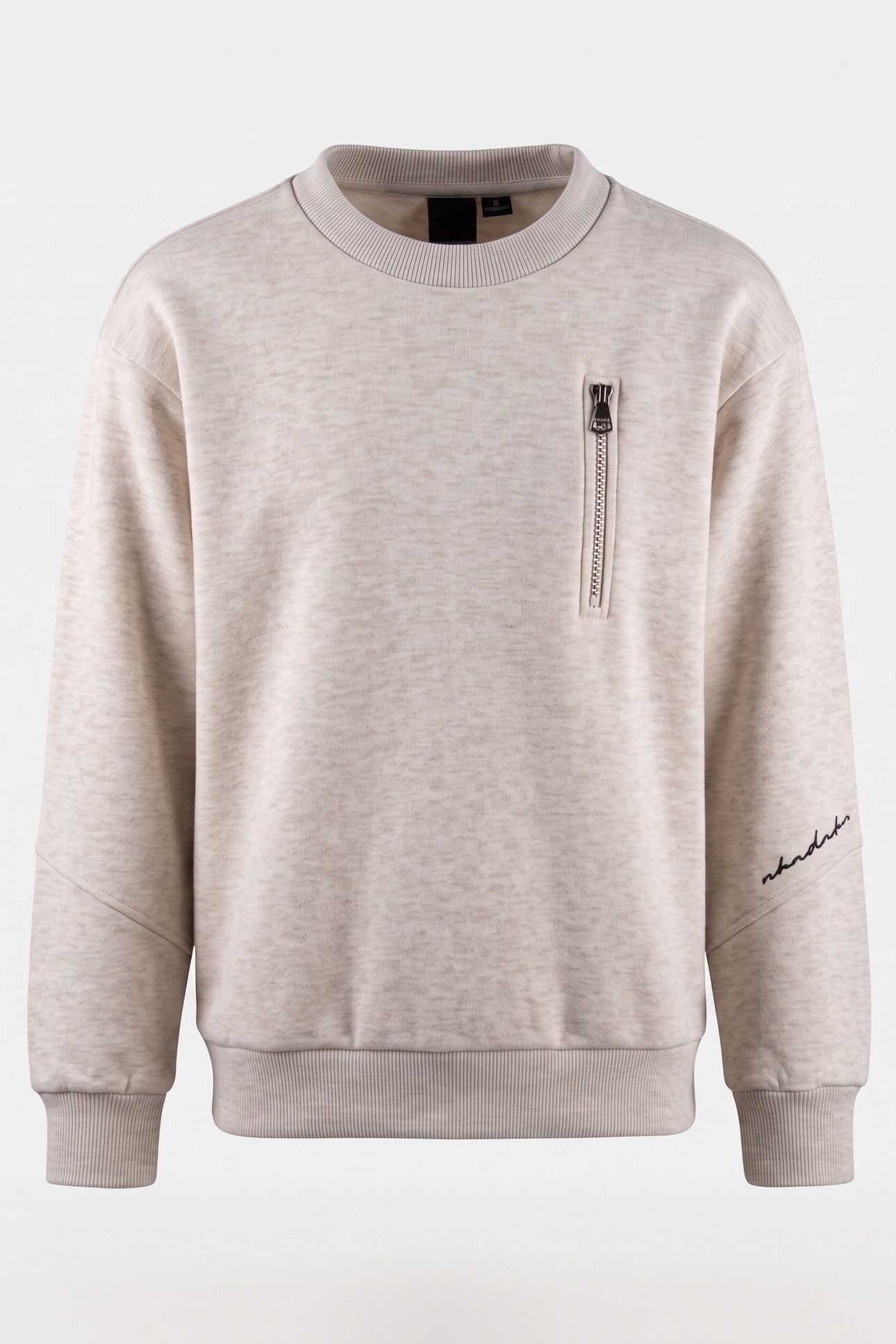 CUTSEAM SWEATSHIRT CREAM MELANGE 3