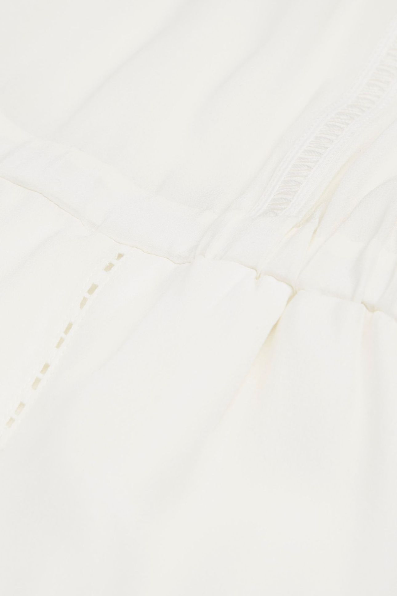 SHORT DRESS WITH SHORT-SLEEVED BRAIDS OFF WHITE 7