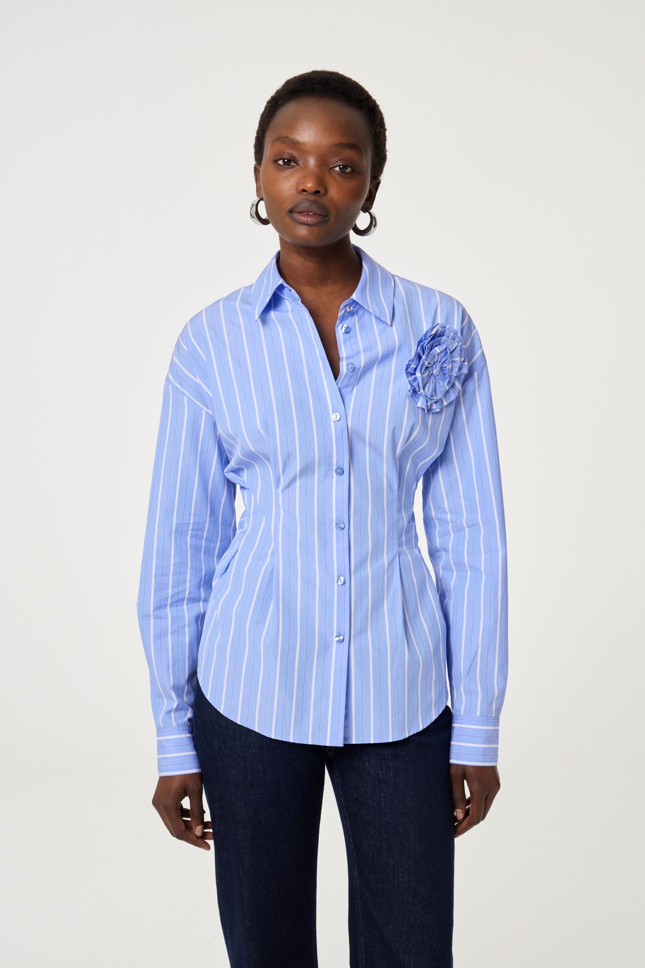 IRINA BLOUSE FRENCH BLUE 2