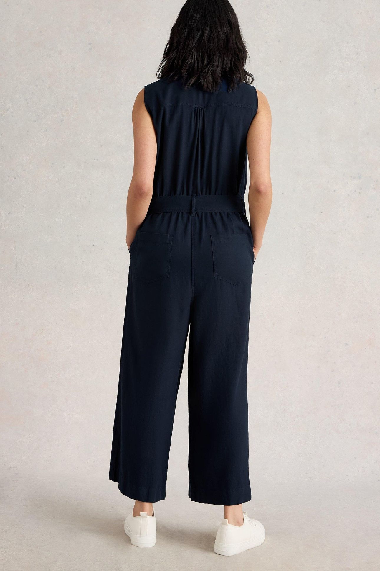 BETTY WIDE LEG JUMPSUIT DARK NAVY 3