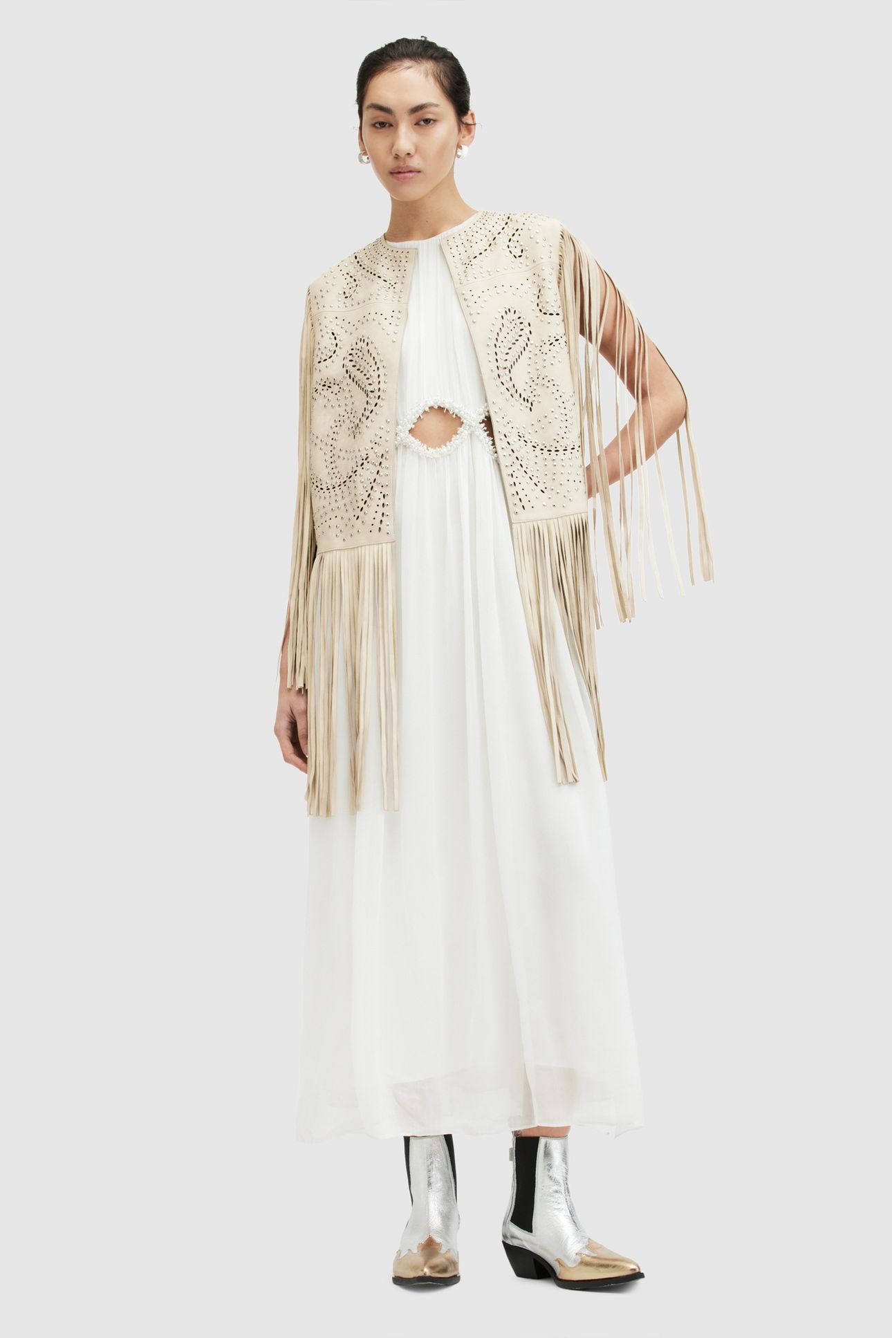 ELIAS GILET OFF WHITE 1