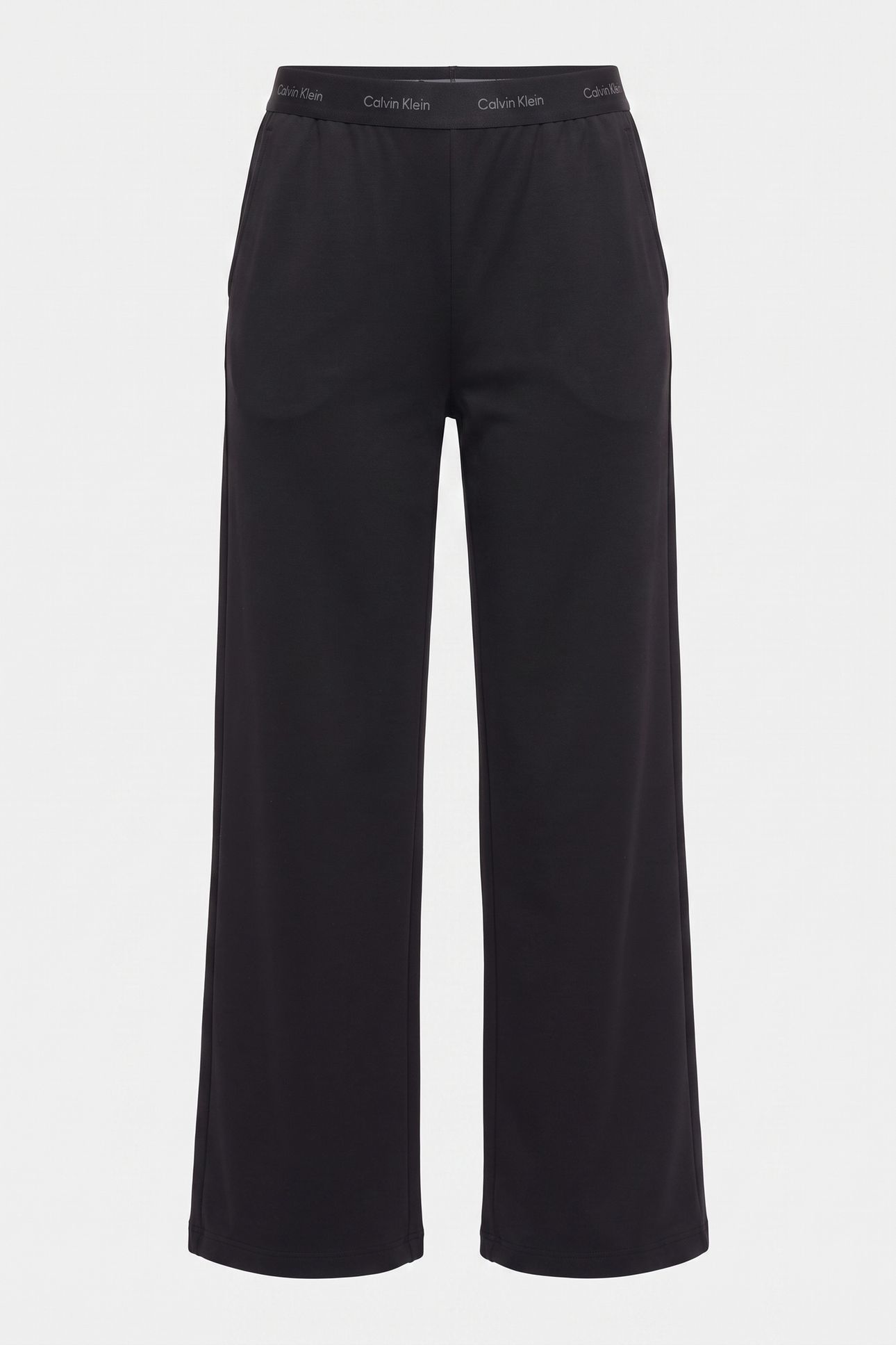 PONTE LOGO WAISTBAND TROUSER BLACK 3