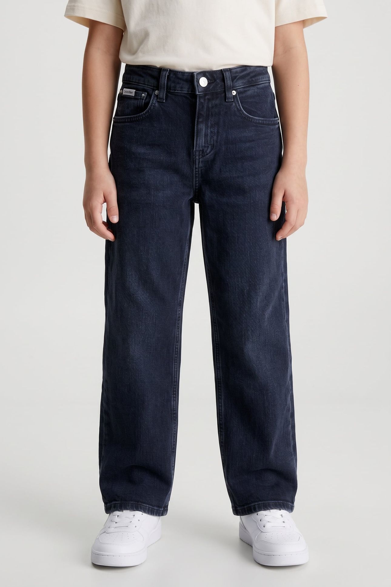 BOYS SKATER BLACK BLUE STONE WASH 1