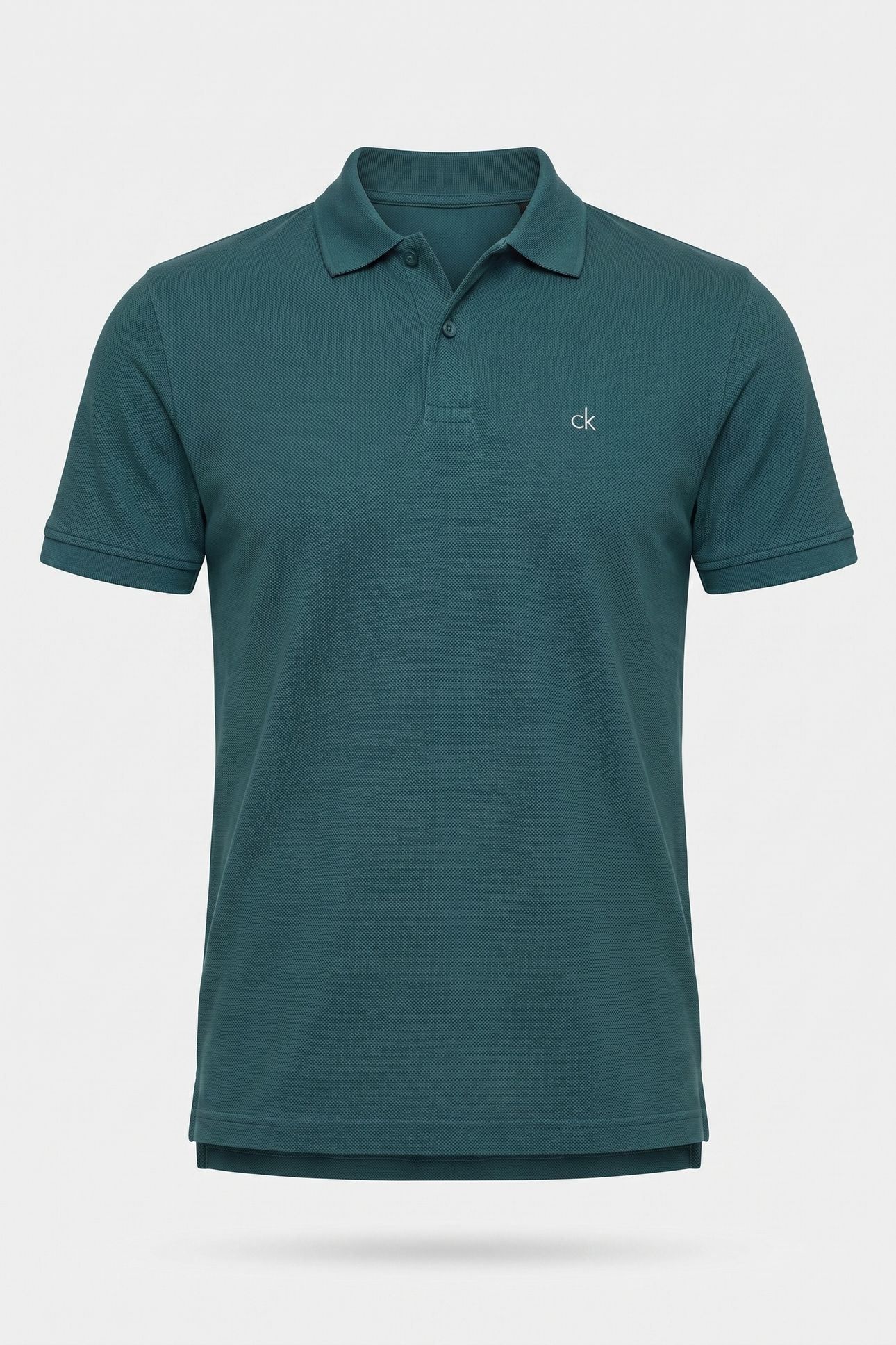 SHORT SLEEVE MONOGRAM PIQUE POLO TAHOE GREEN 3
