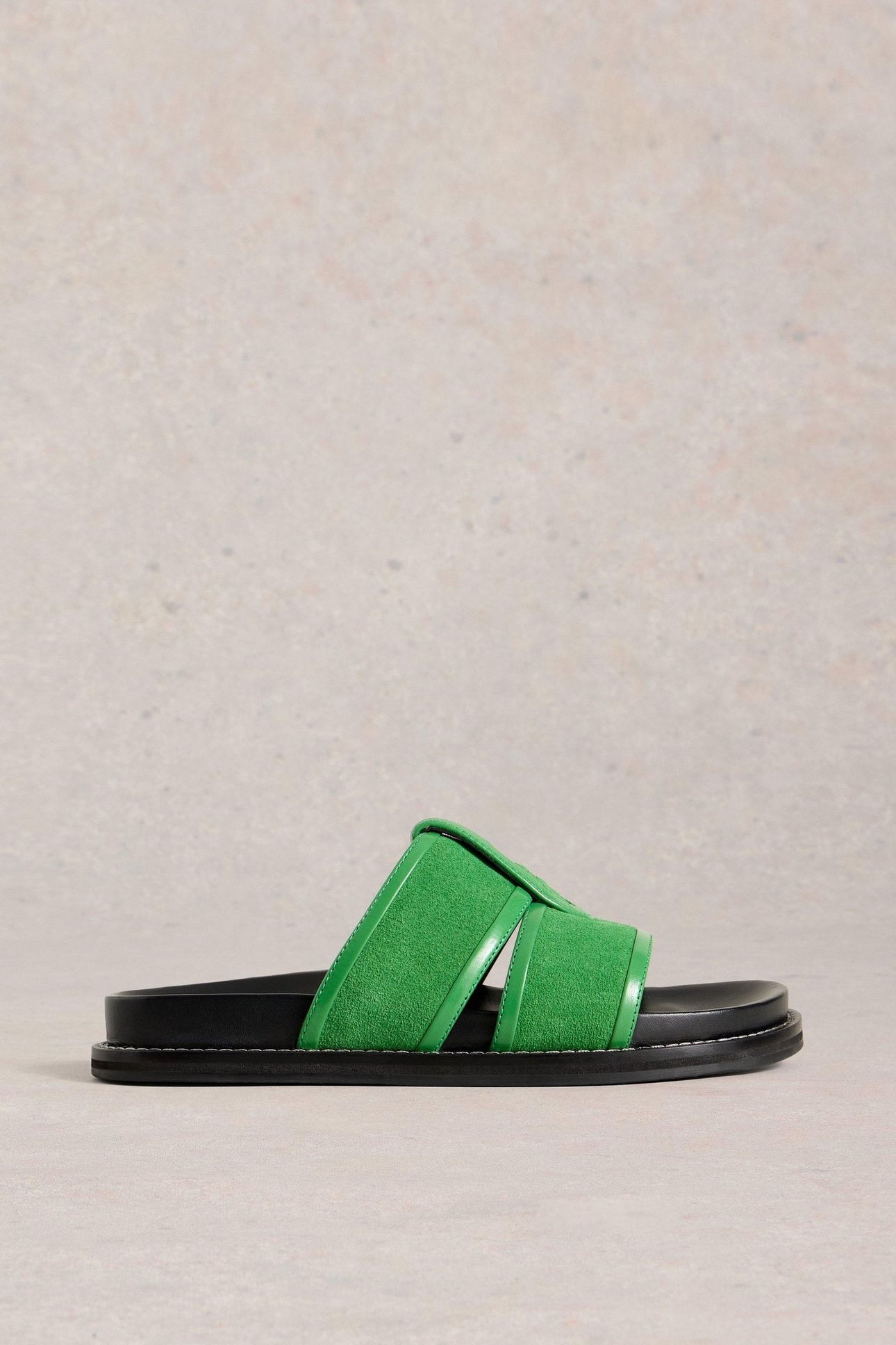 ZIGGY SLIDER FOOTBED BRIGHT GREEN 1