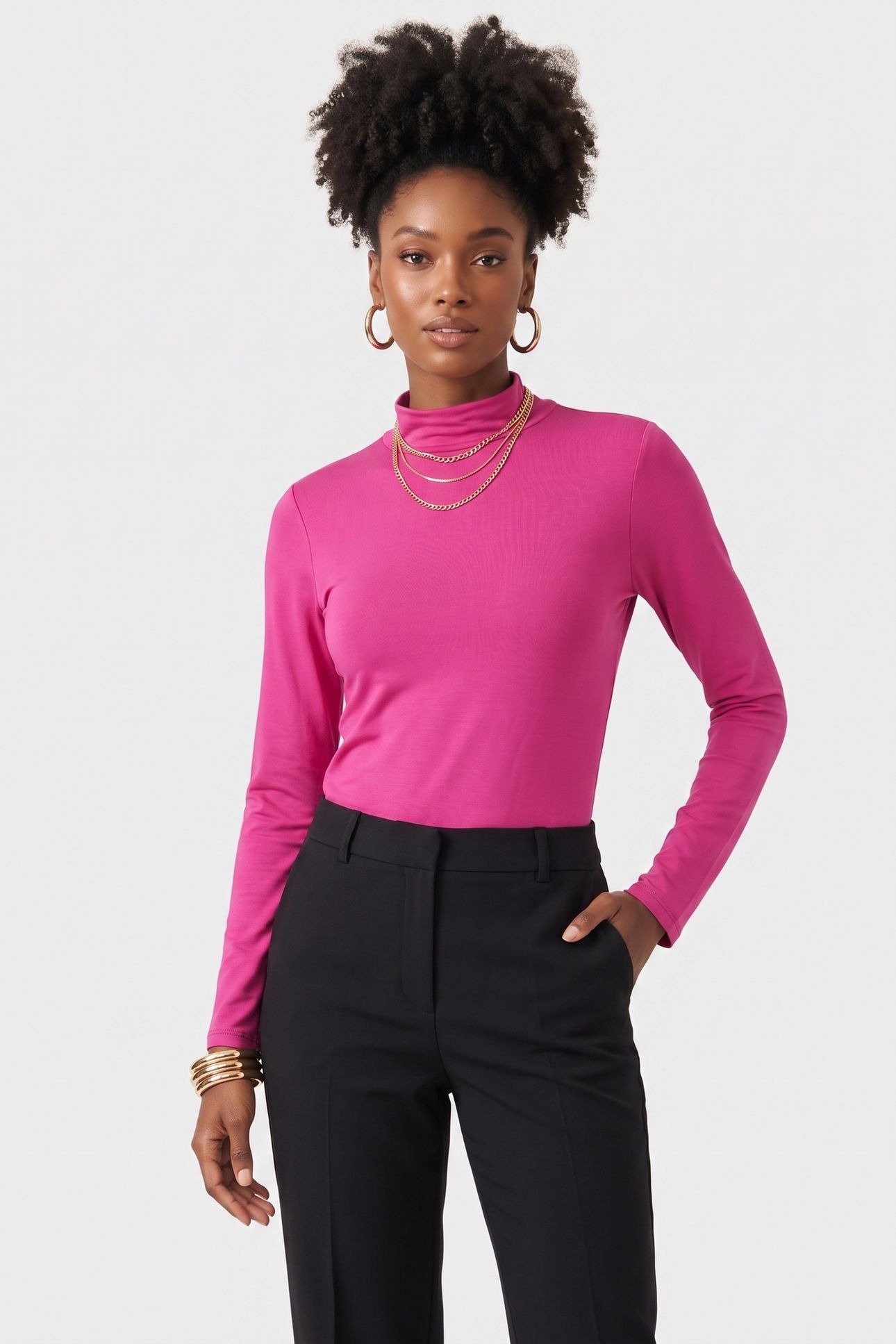 MOMA SHINY LONGSLEEVE PINK 1