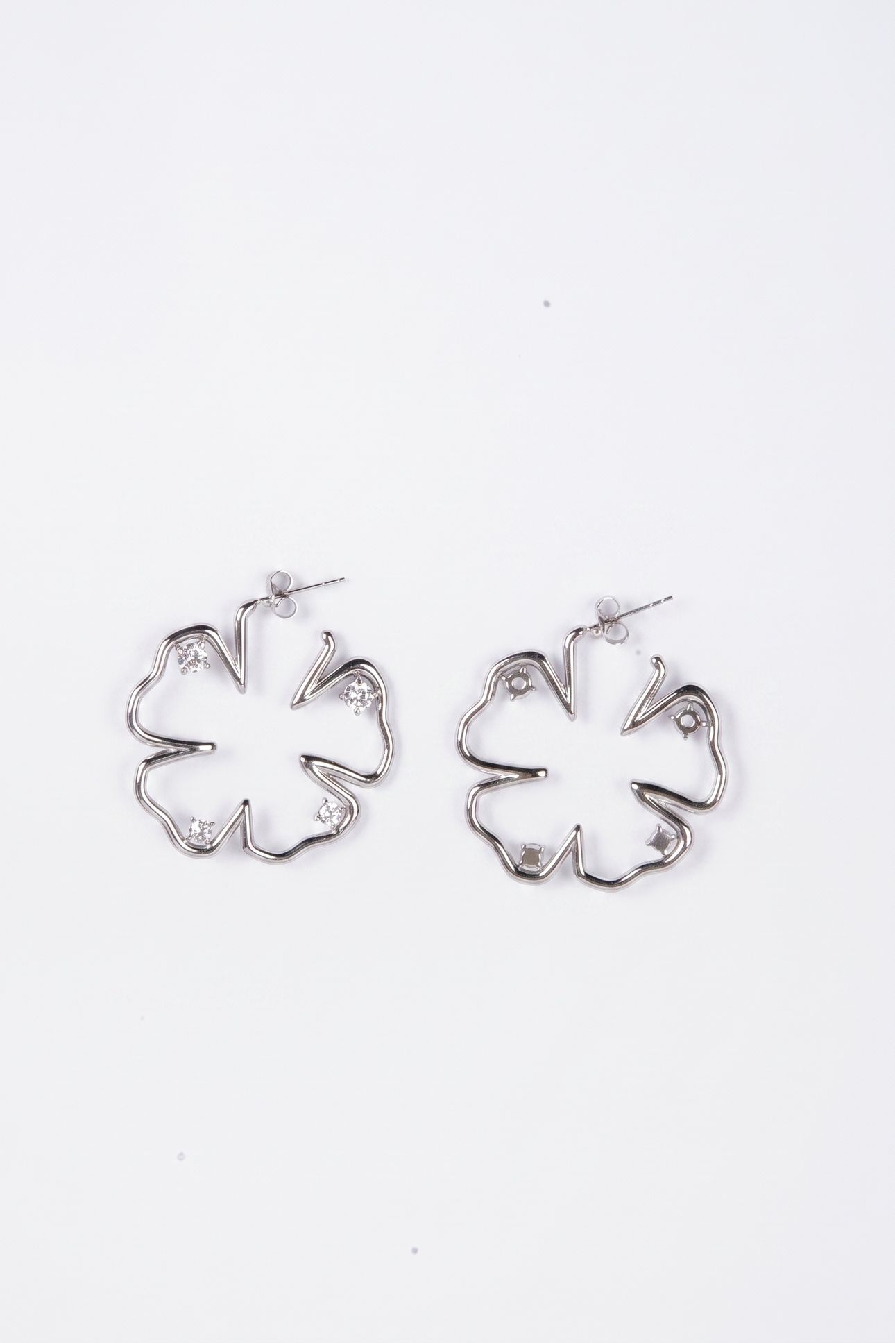JEWELRY BOX HIBISCUS SET SILVER 4