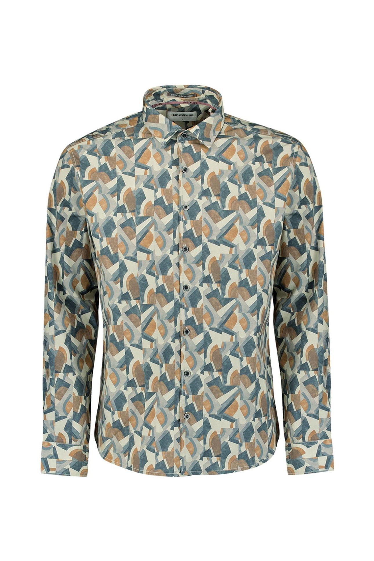 SHIRT STRETCH ALLOVER PRINTED NIGHT 4