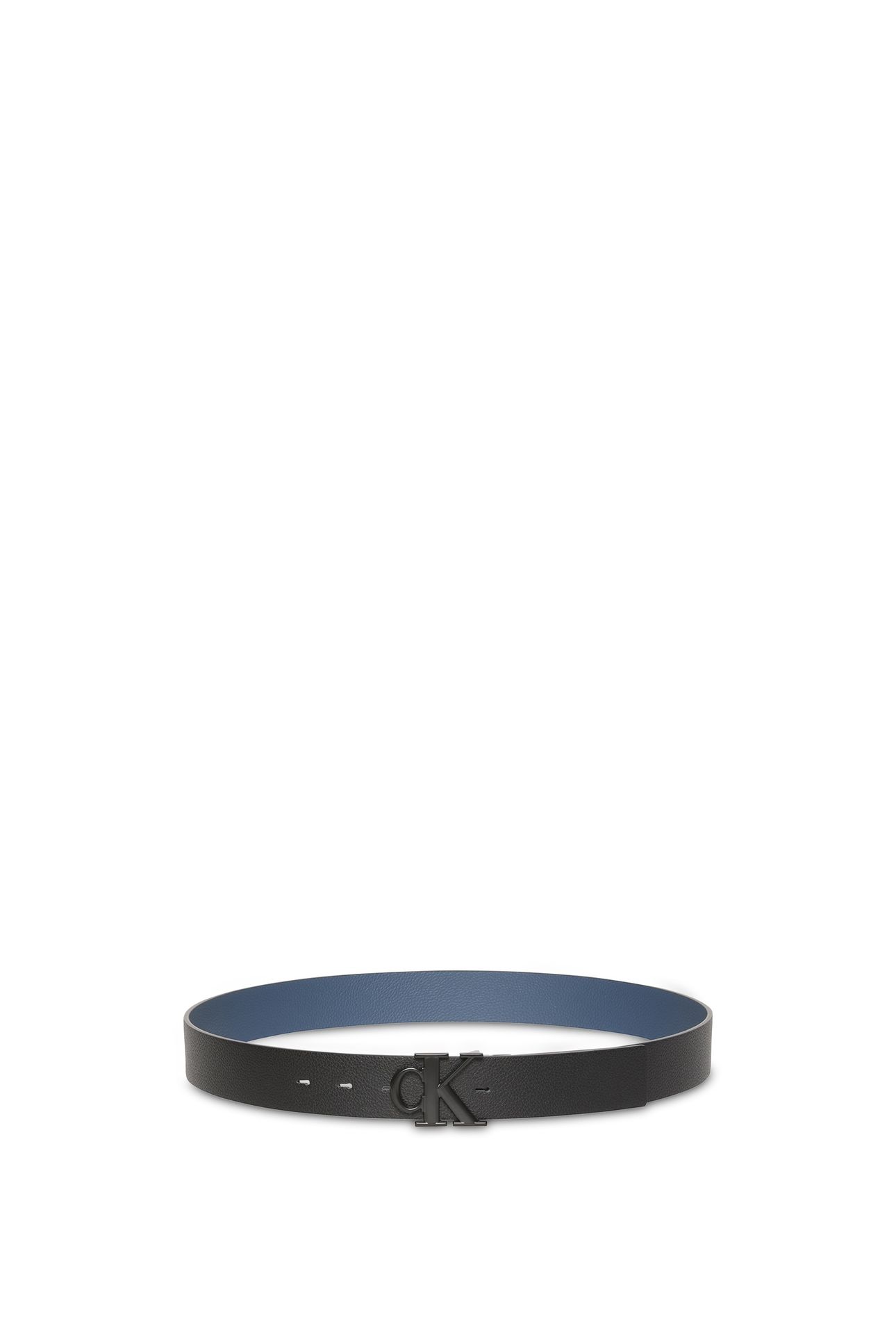 MONOGRAM BUCKLE 35MM BELT BLACK/MOONLIT OCEAN 4