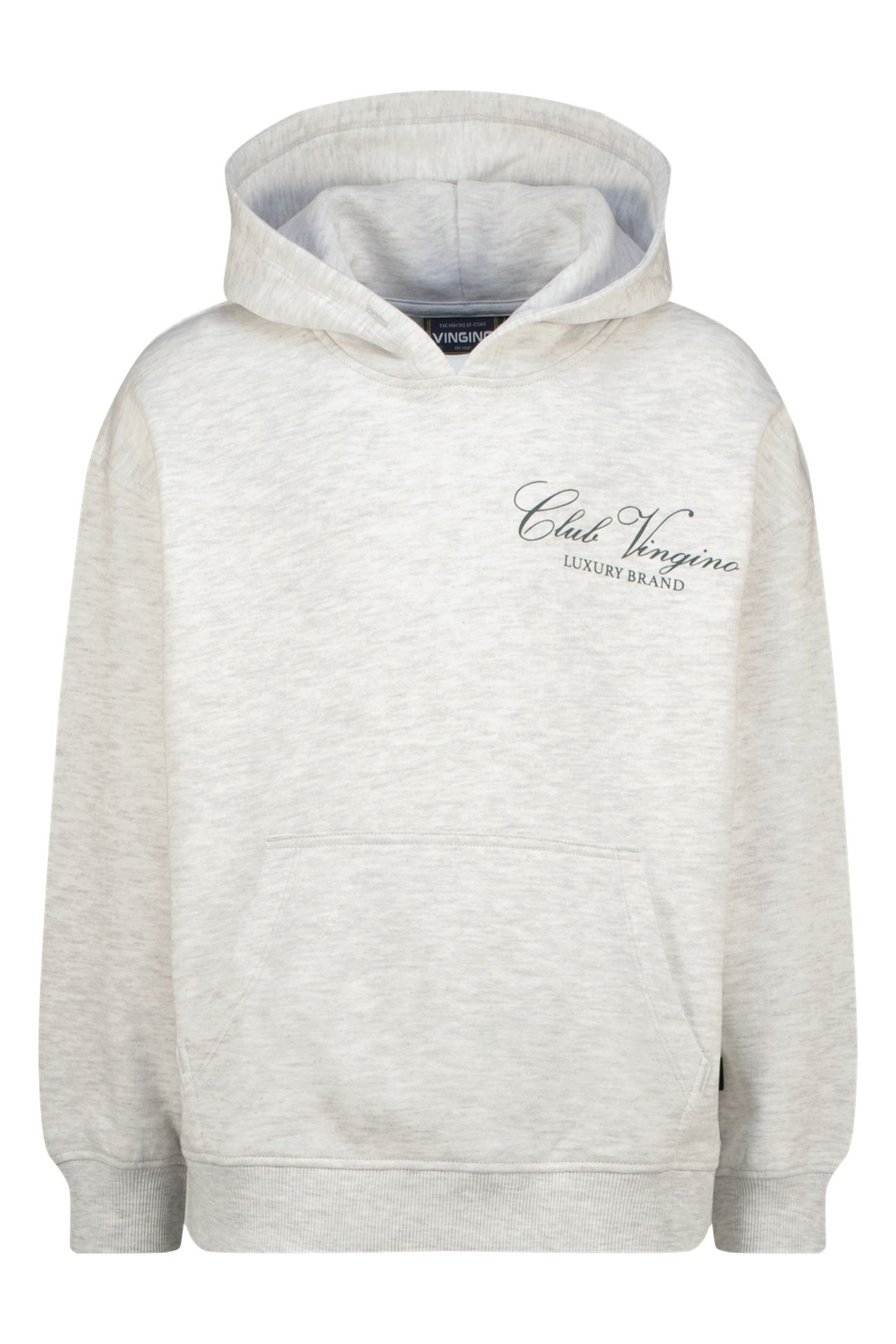 BOYS NICLOS SWEATER FEARLESS GREY MELEE 1