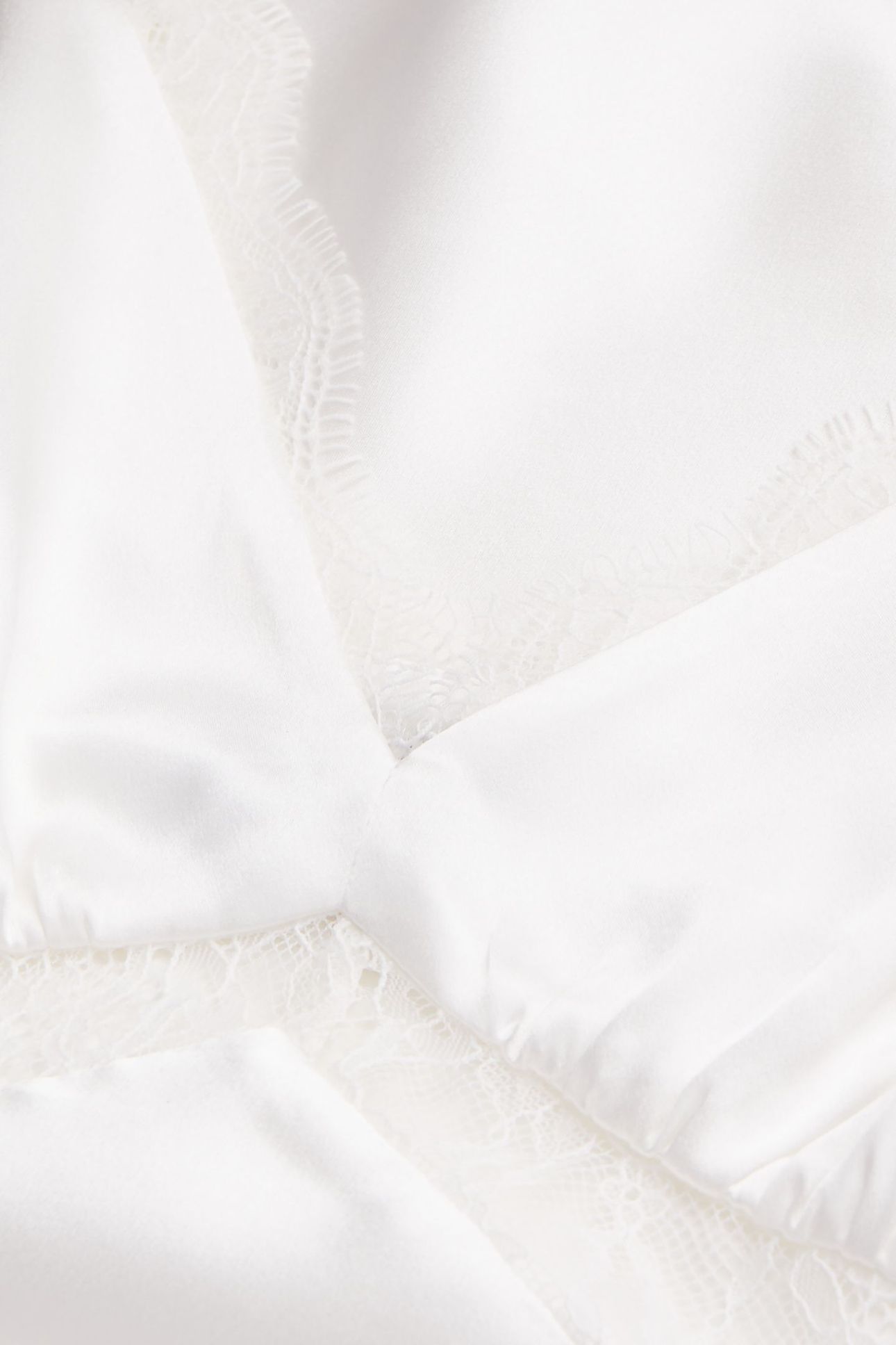 SILK STRAP TOP WITH LACE ECRU 7