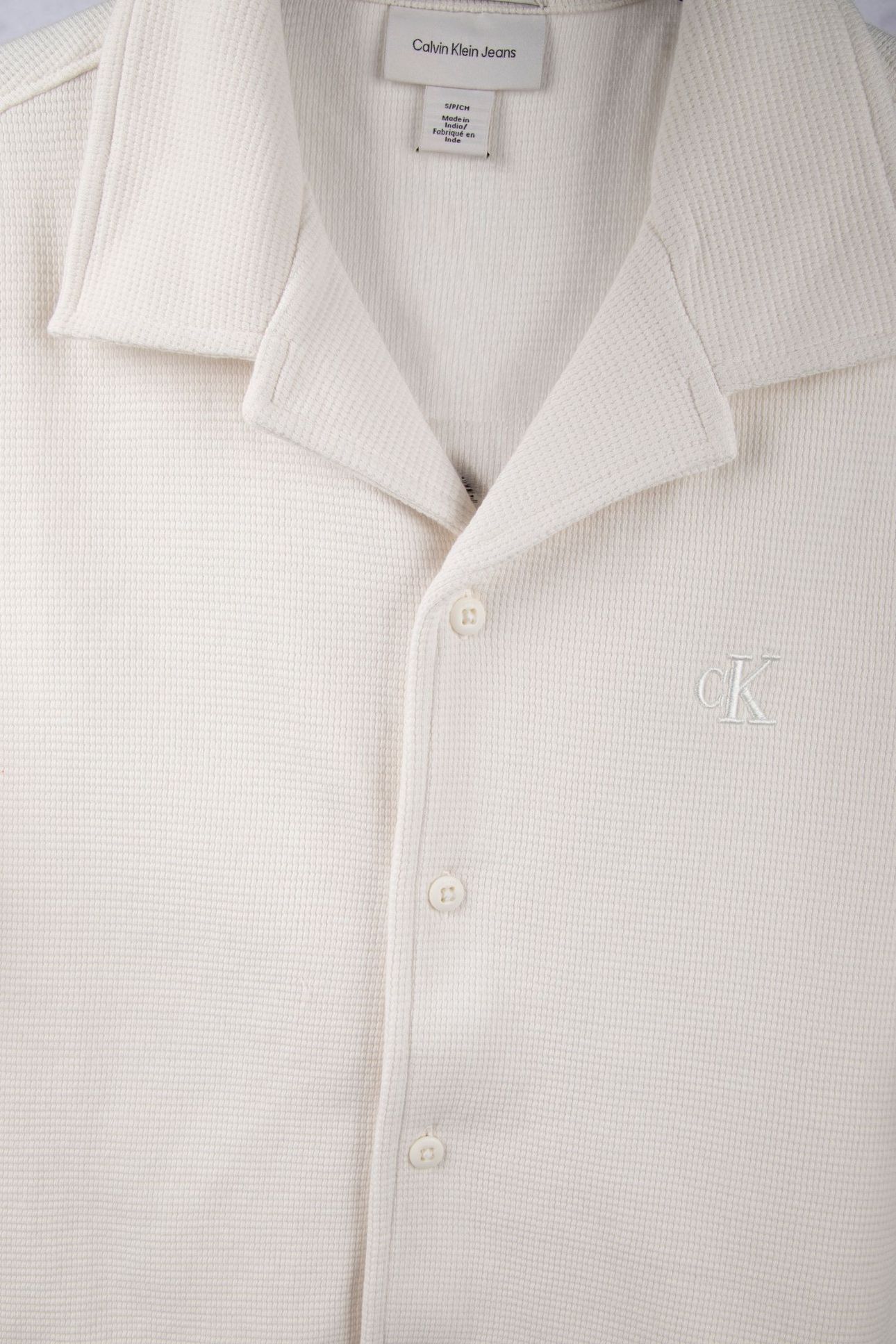 SS HD COTTON WAFFLE POLO TOFU 4