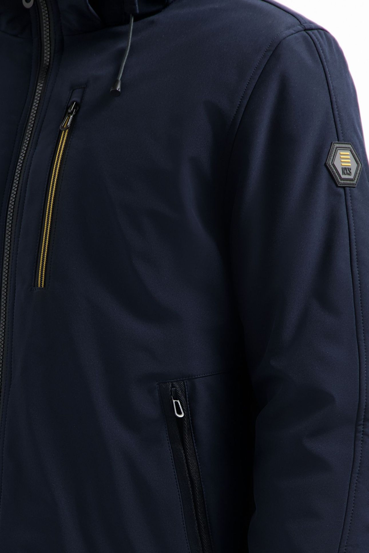 JACKET SHORT FIT HOODED SOFTSHELL STRETCH NIGHT 7