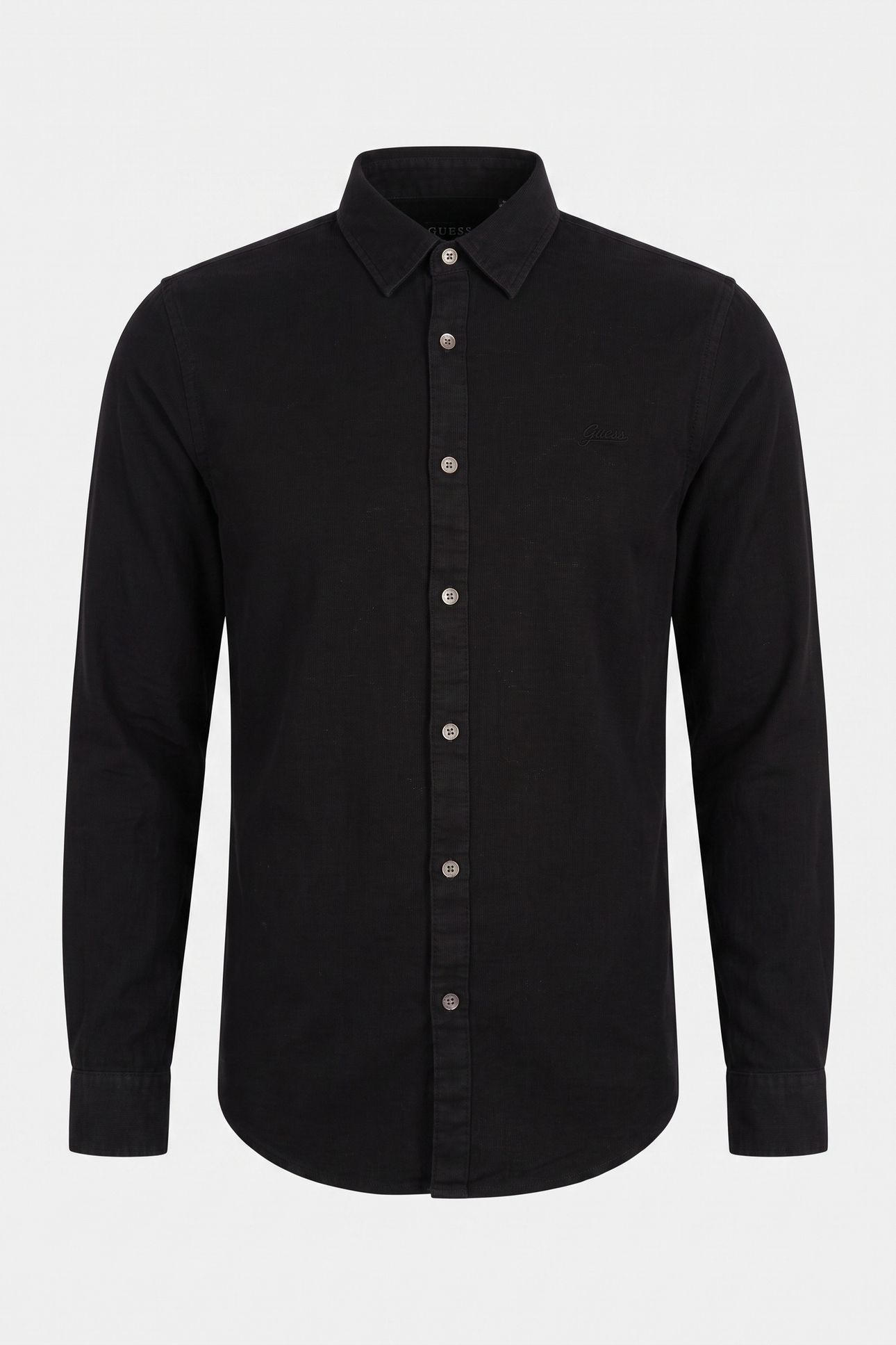 GUESS ECO LS SUNSET SHIRT JET BLACK A996 3