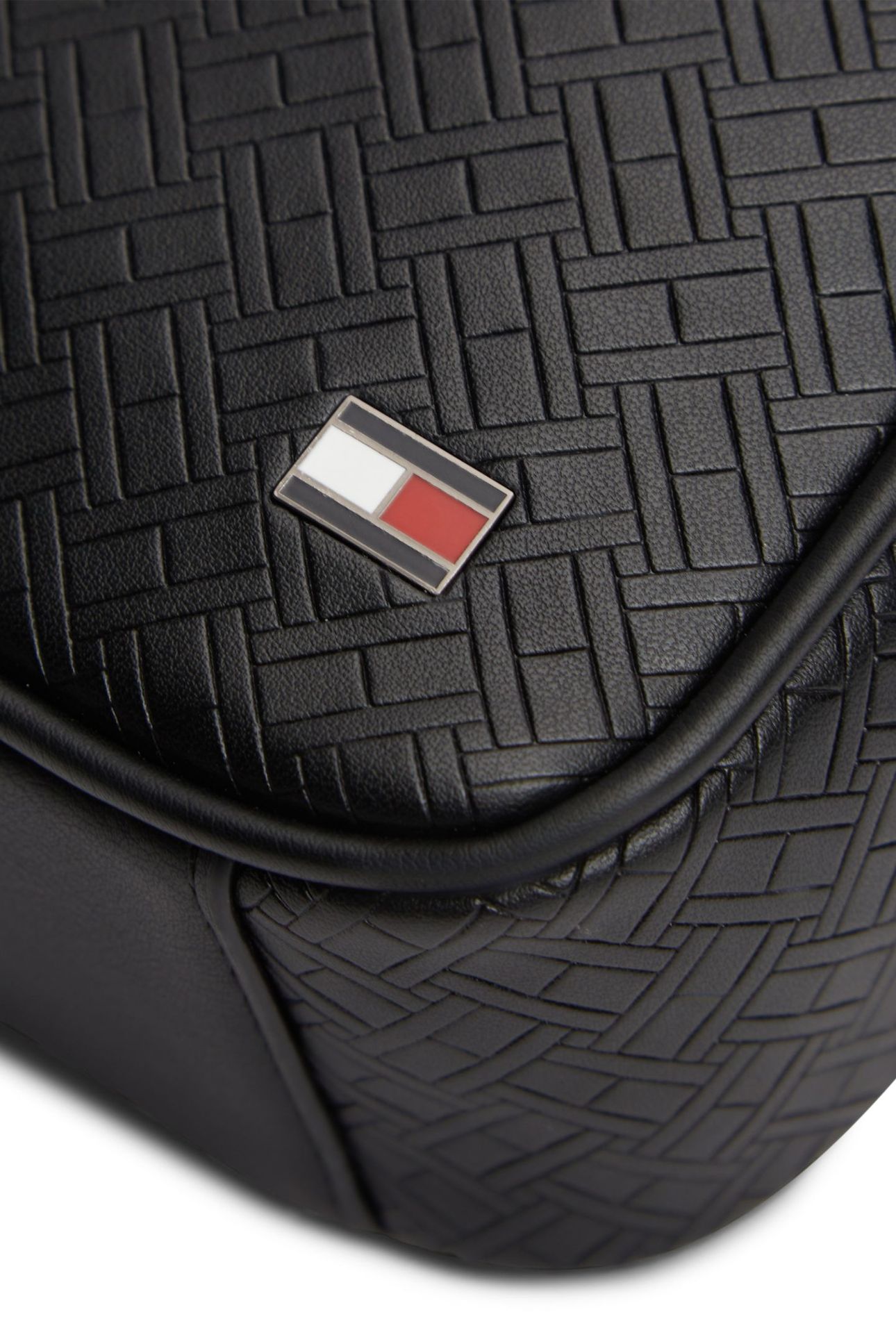 EMBOSSED FLAG MINI CROSSOVER BLACK 4