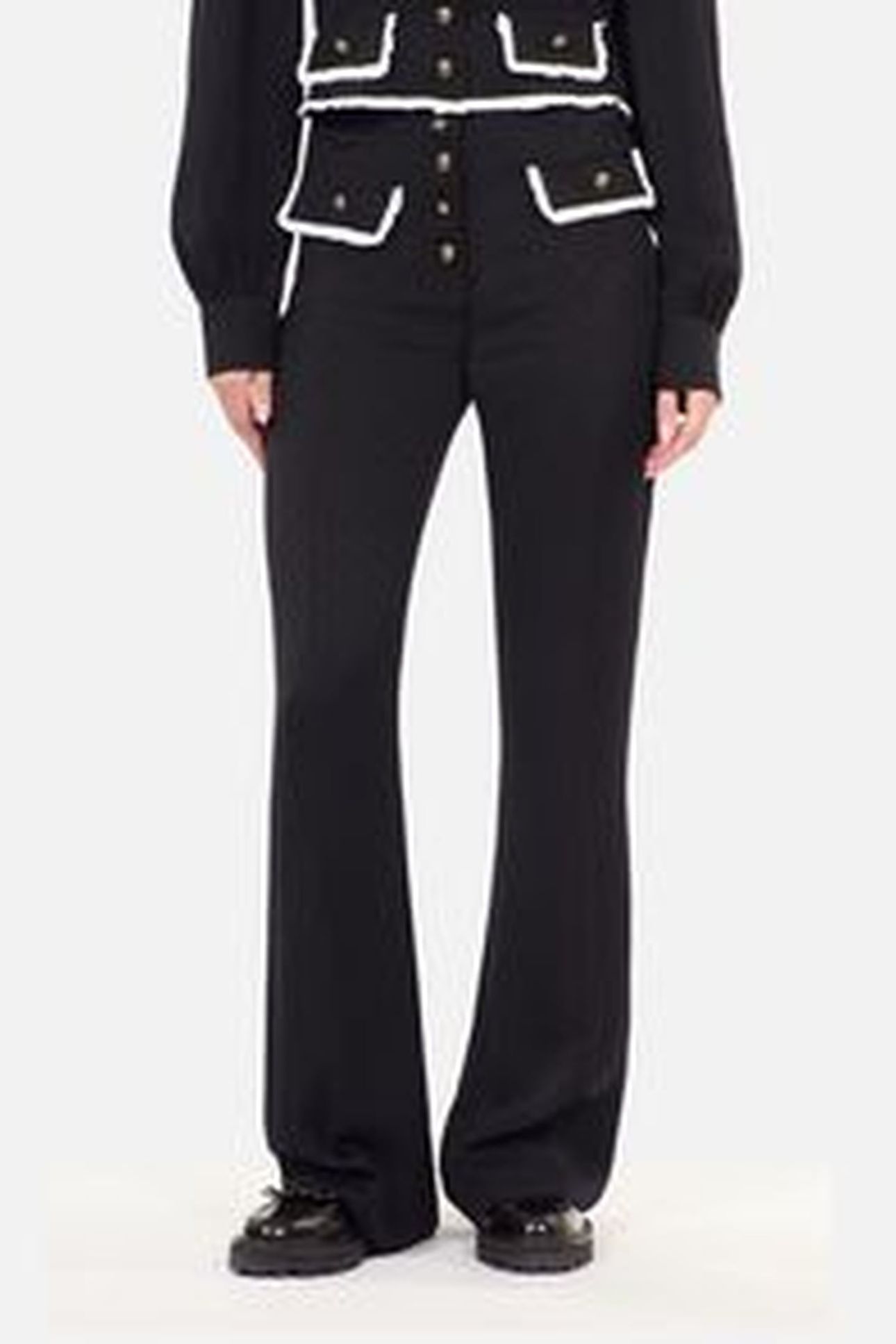 JACQUARD TROUSERS BLACK 2