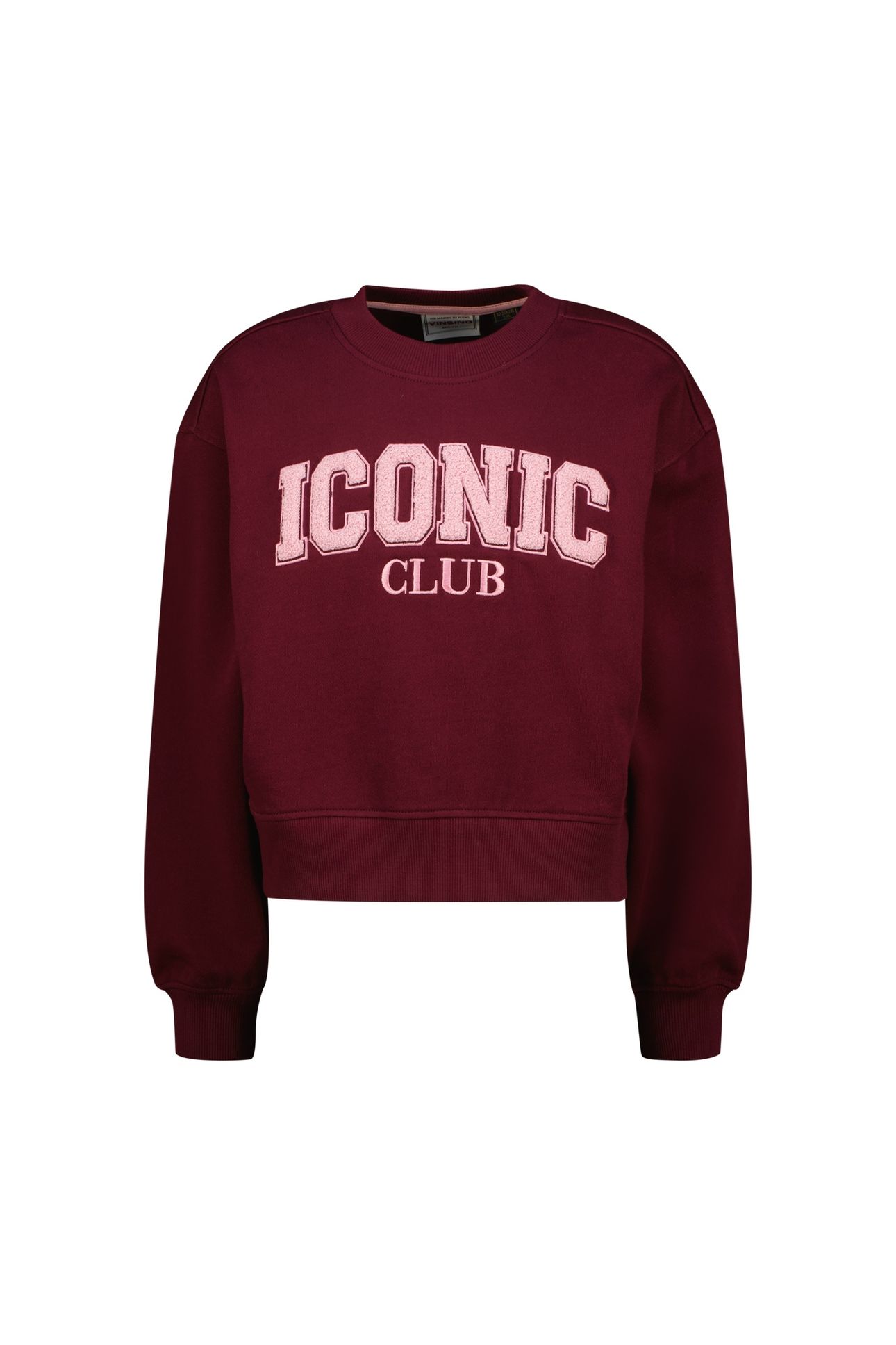 GIRLS NORALIE SWEATER BURGUNDY RED 1
