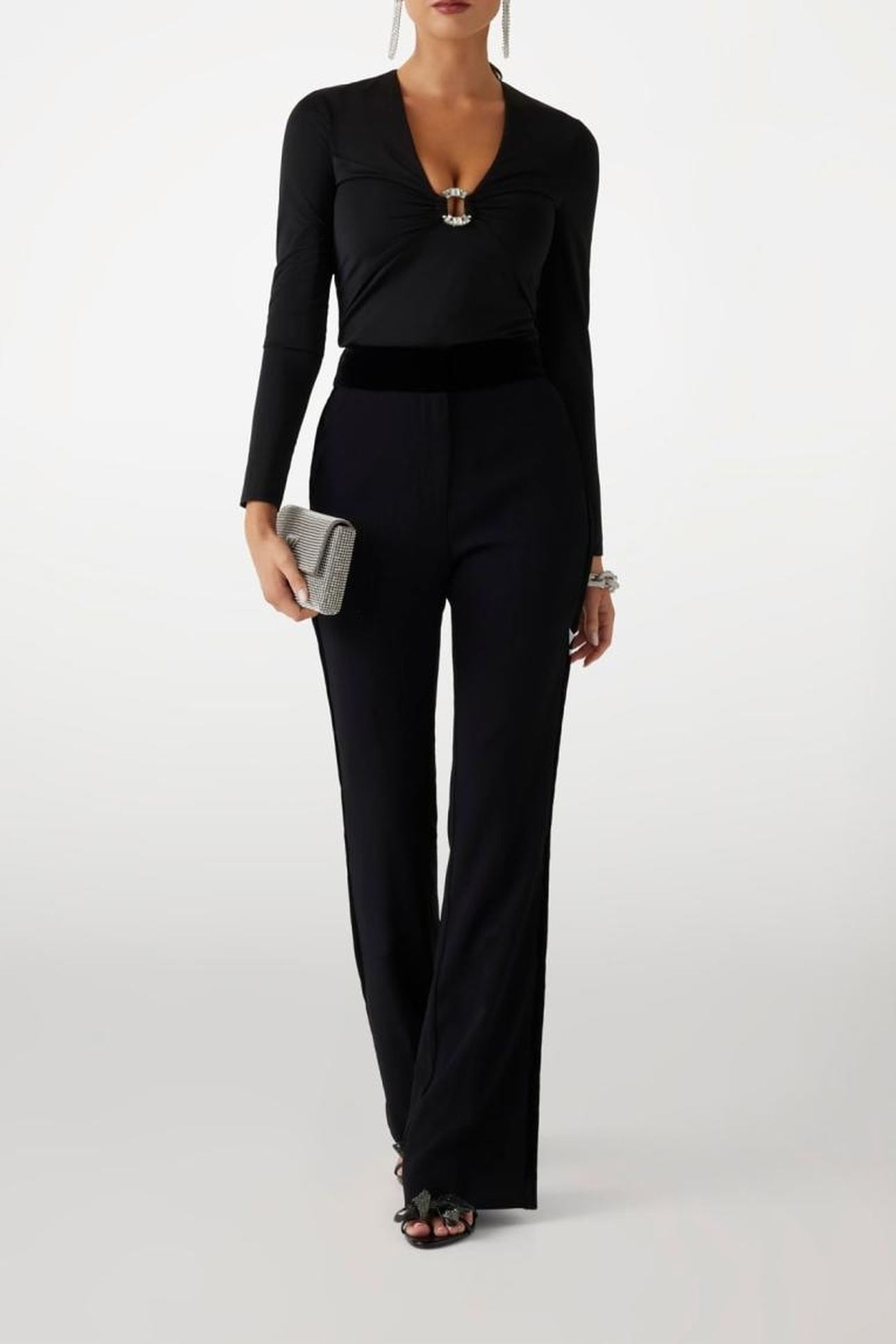 IZZIE TOP JET BLACK A996 1