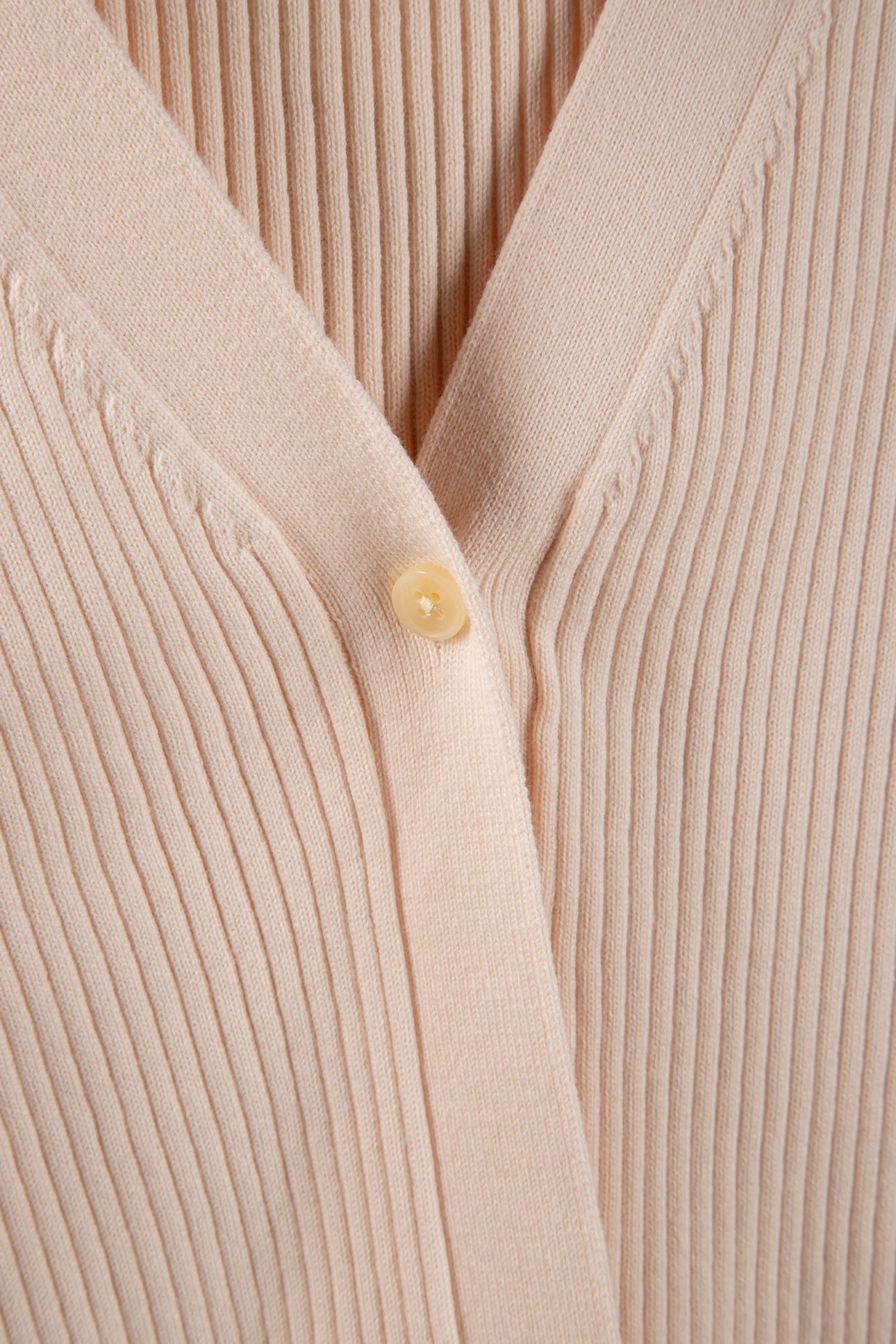 LONG SLEEVE CARDIGAN WITH TANK RIB SET MOTHER OF PEARL 4