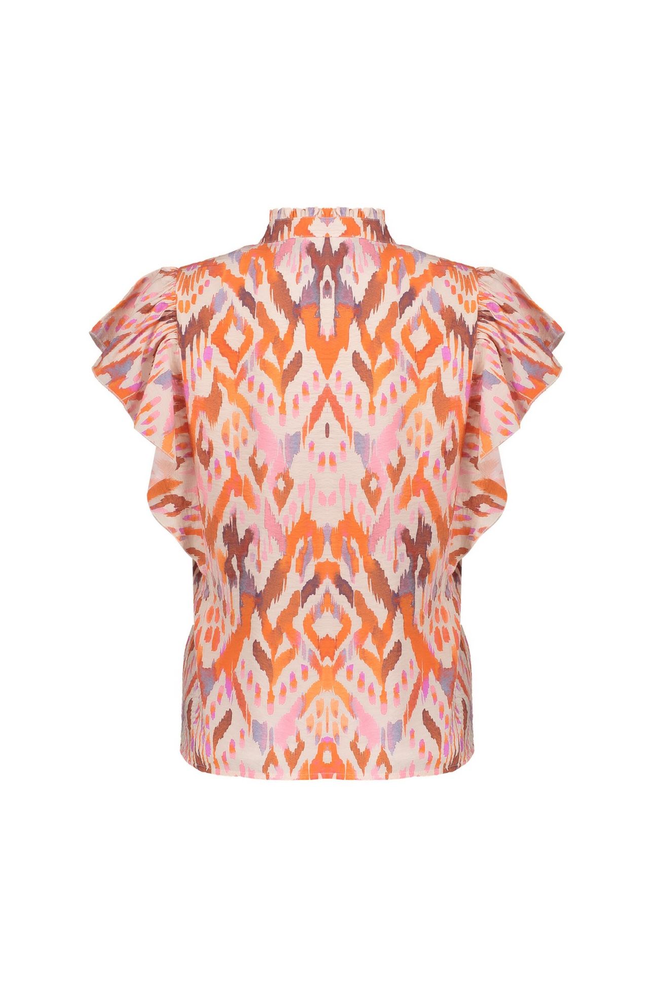TOP ECRU/MANDARINE RED/LILA 2