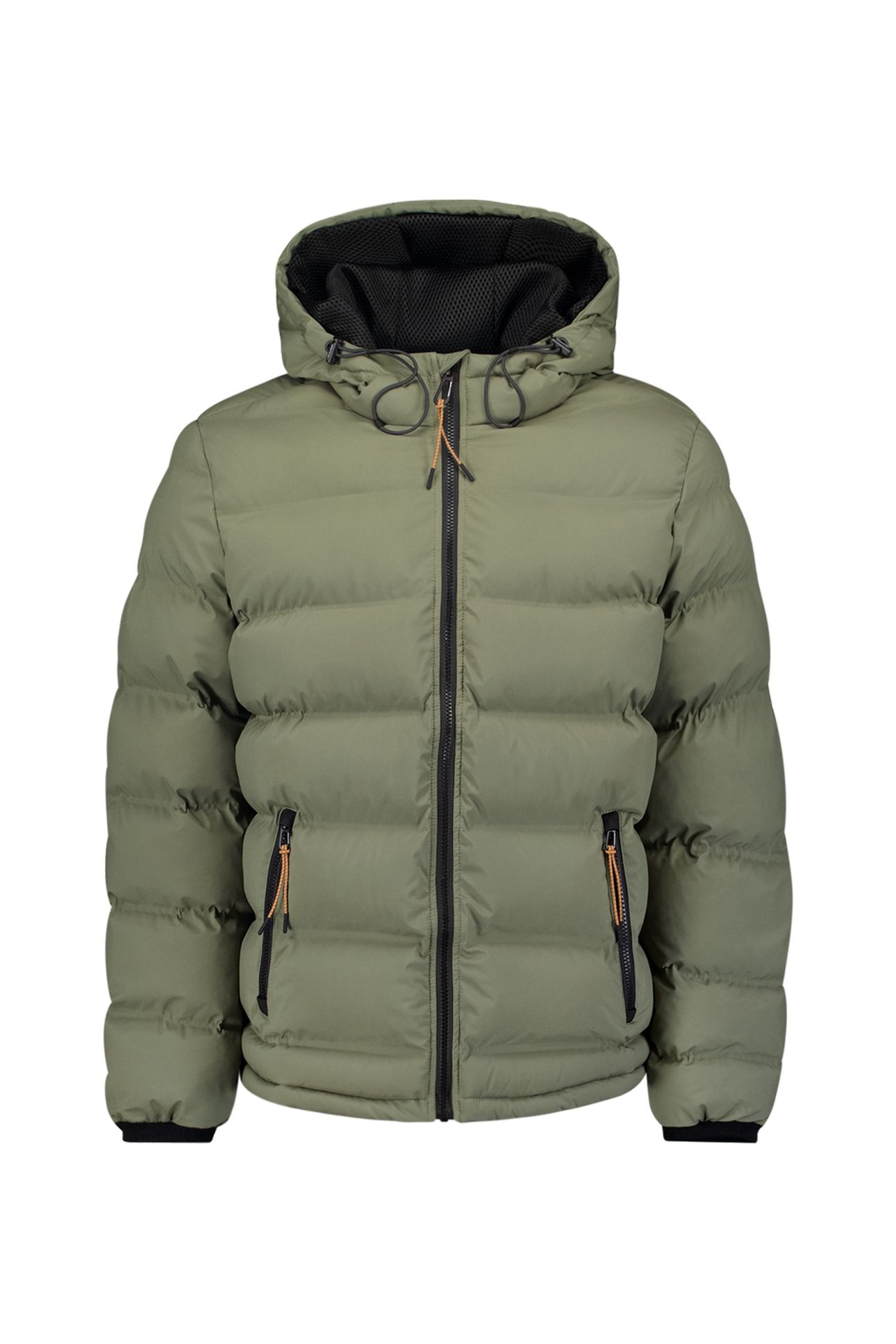 JACKET SHORT FIT SEALED HOODED PADDED STEEL 5