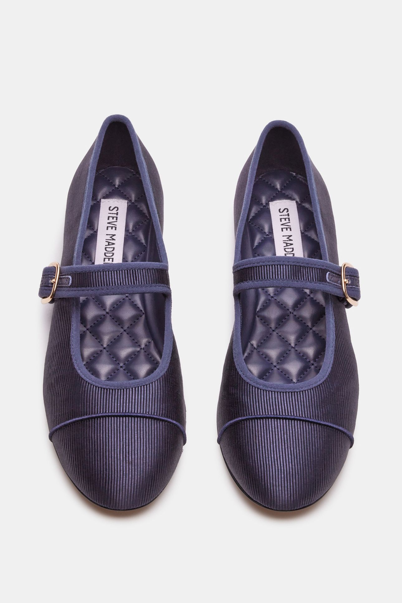 DORY FLAT SHOES NAVY SATIN 4