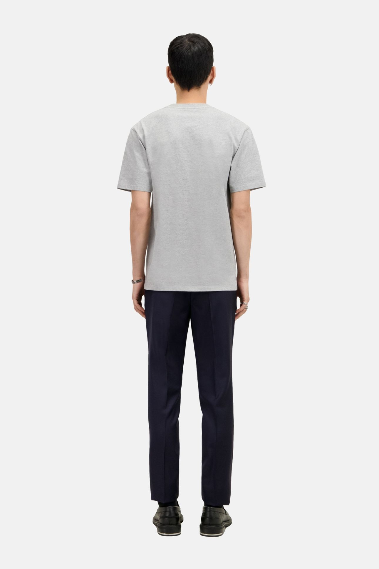 SHORT-SLEEVED T-SHIRT WITH SNAKE PRINT LIGHT GREY CHINE 4