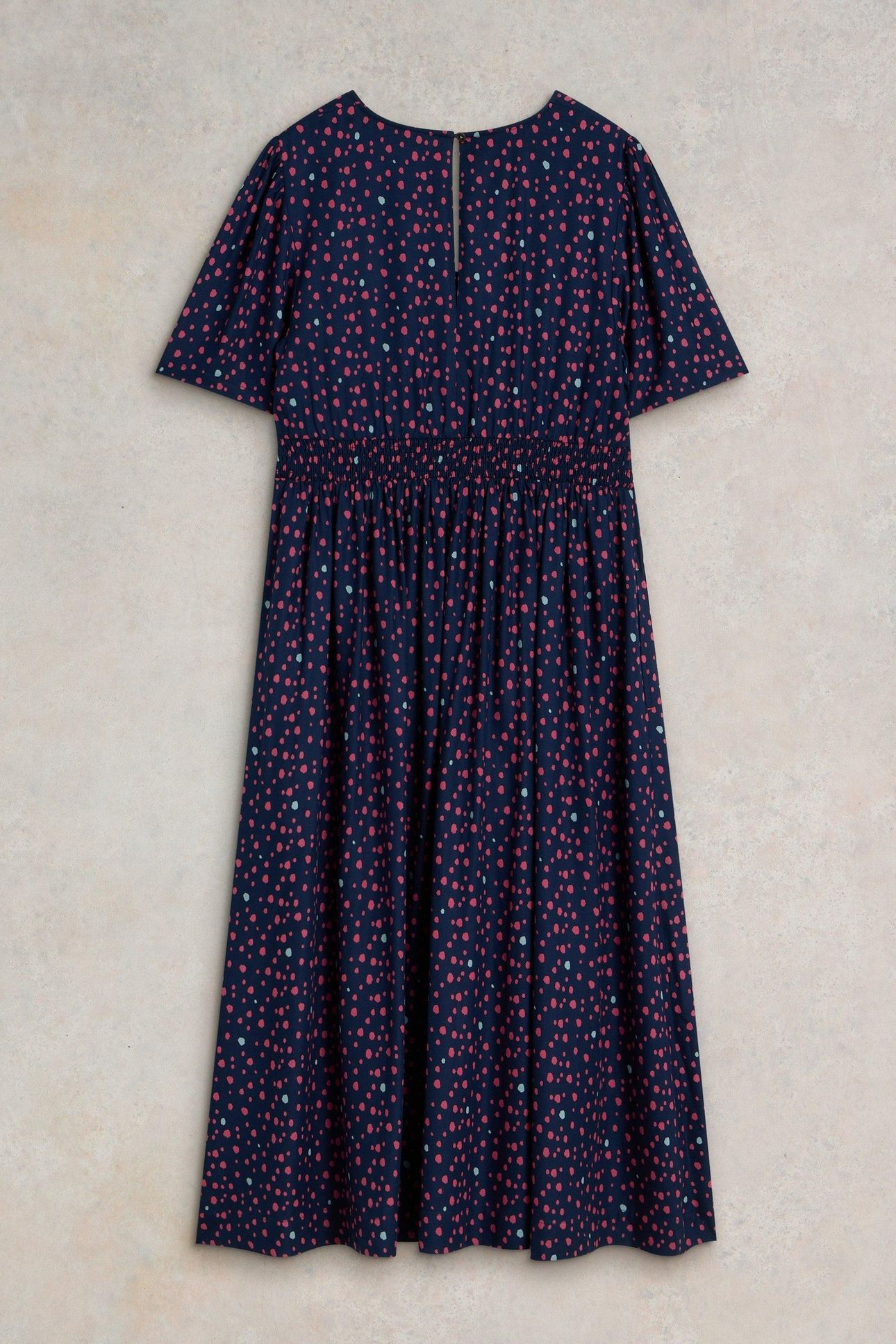 LUCY MIDI DRESS NAVY MULTI 5