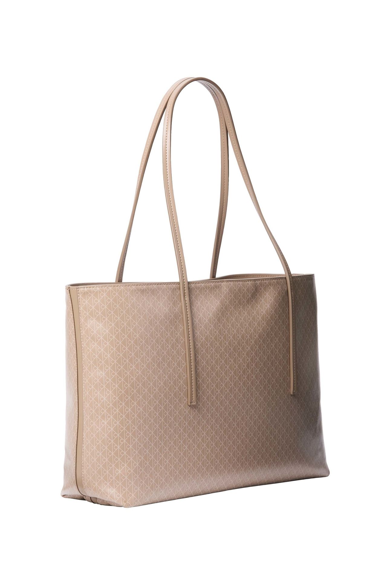 EMBLEM AOP TOTE DESERT TAUPE AOP 2