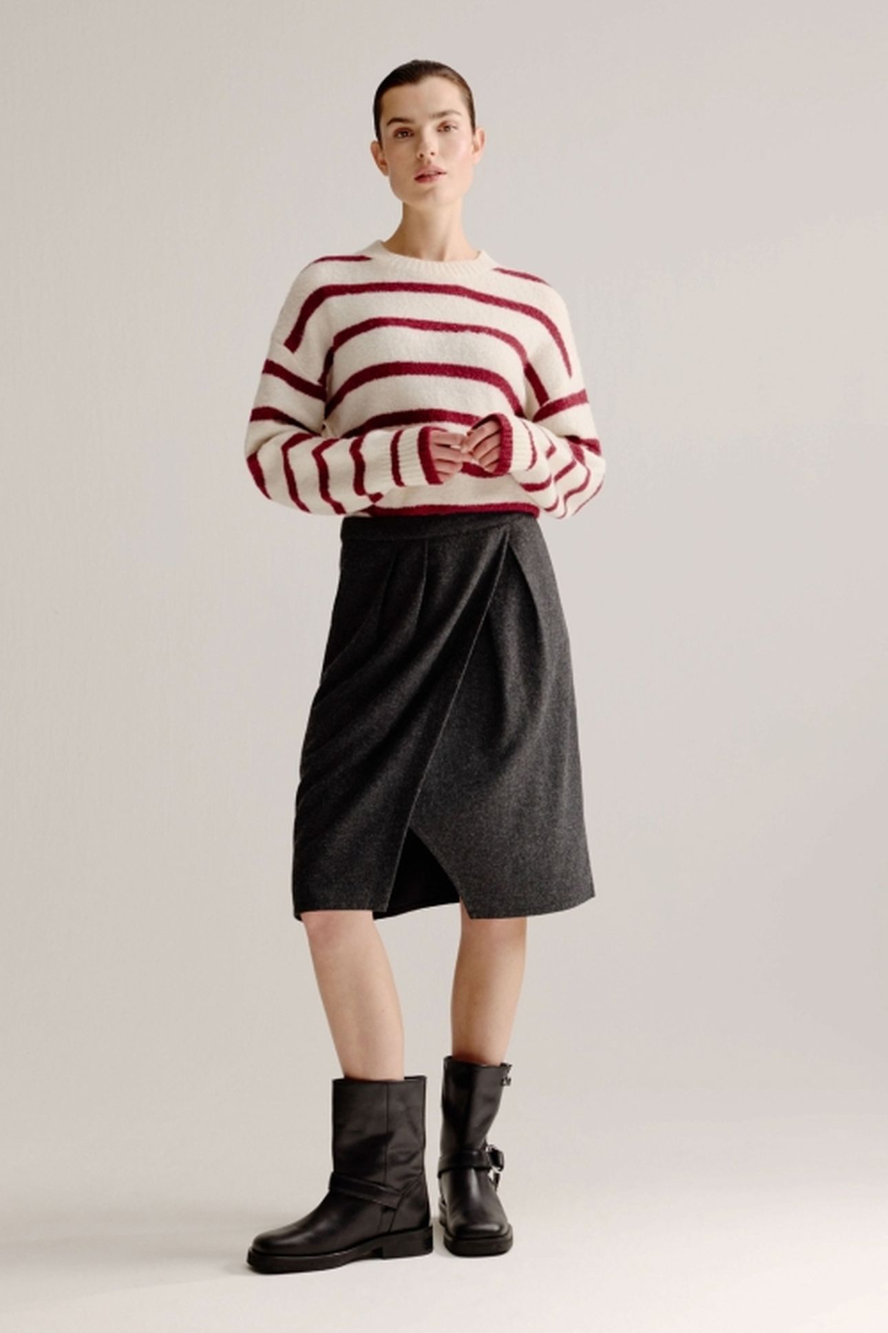 LEXIE SKIRT ANTHRACITE 2