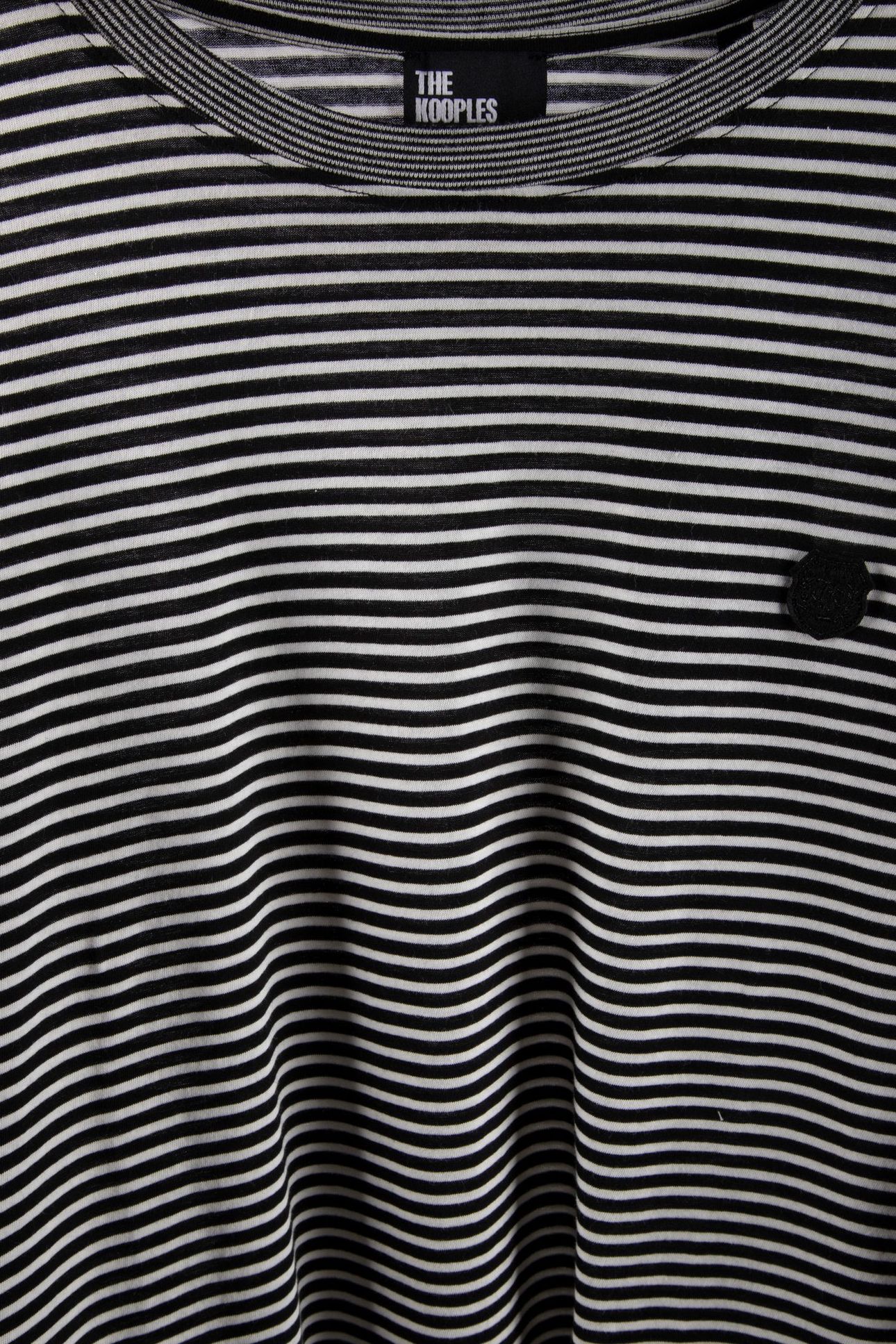 LONG-SLEEVED STRIPED T-SHIRT BLACK / WHITE 4