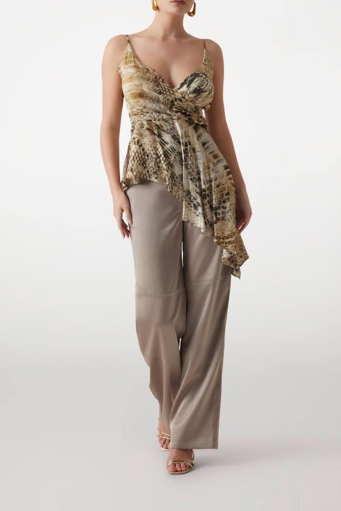 GISELLE ASYMMETRICAL JUMBLE SKIN PRINT 1