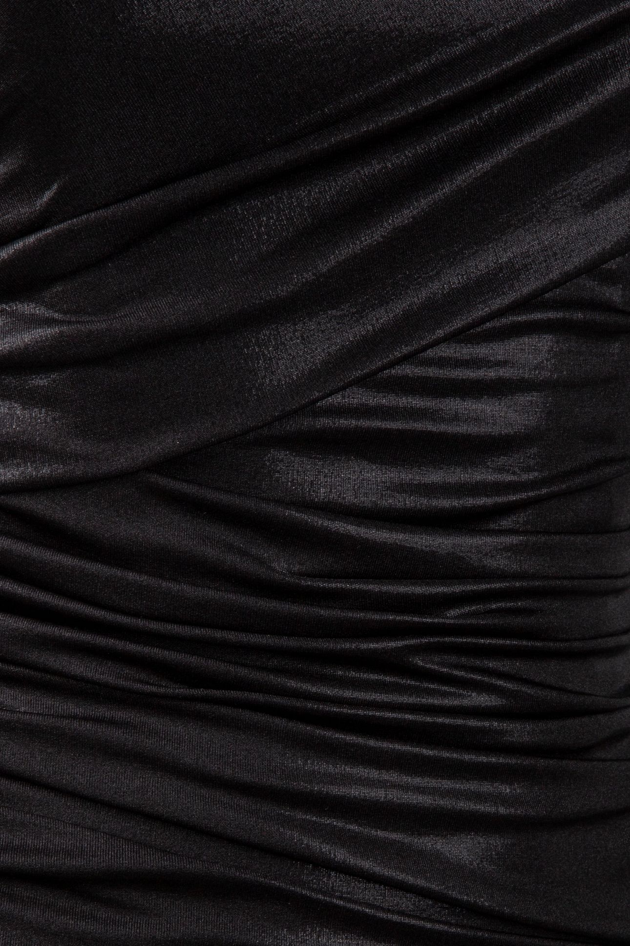 PETRA OFFSHOULDER DR SHINY BLACK 4