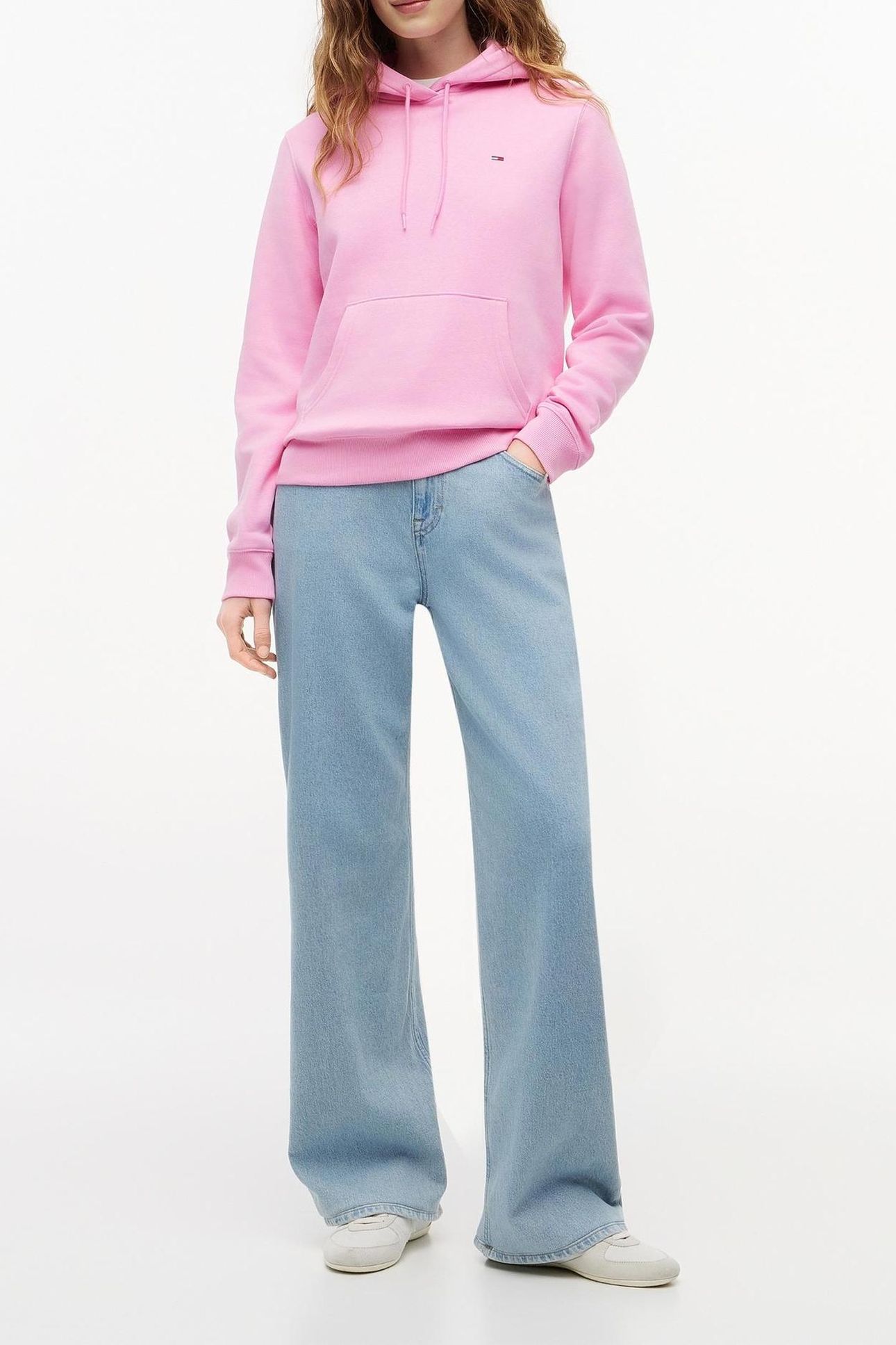 REGULAR FLAG HOODIE PINK DAISY 3