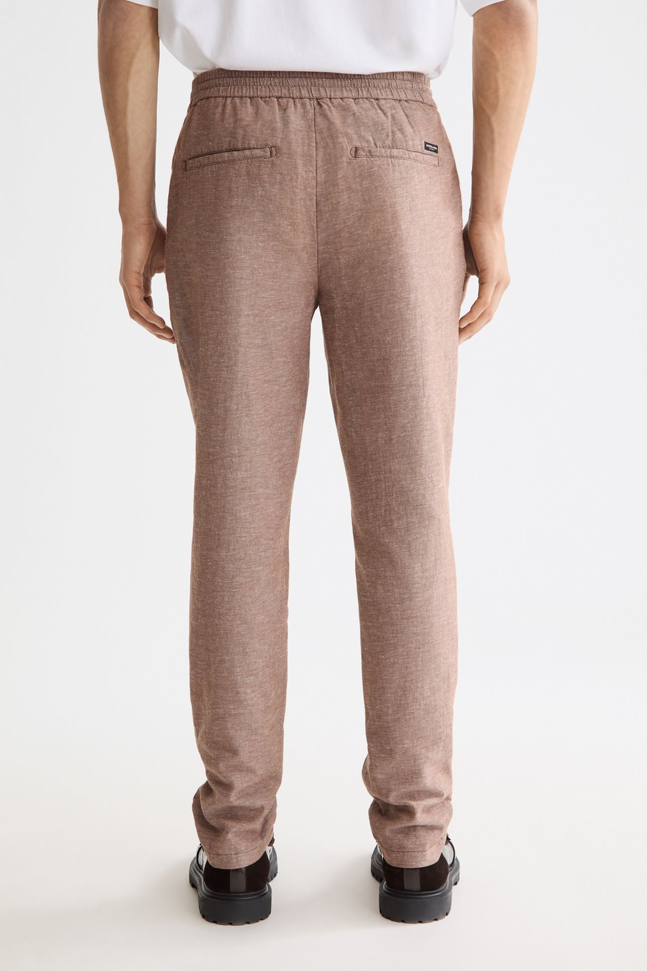 SEASONAL CORE - WARREN - STRAIGHT-FIT COTTON LINEN JOGGER SO 2