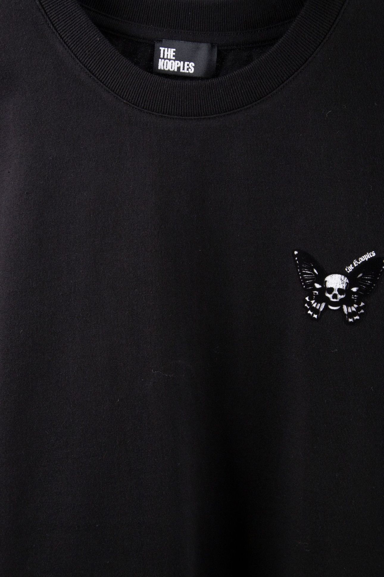 SHORT-SLEEVED T-SHIRT WITH FLOCK BLACK 4