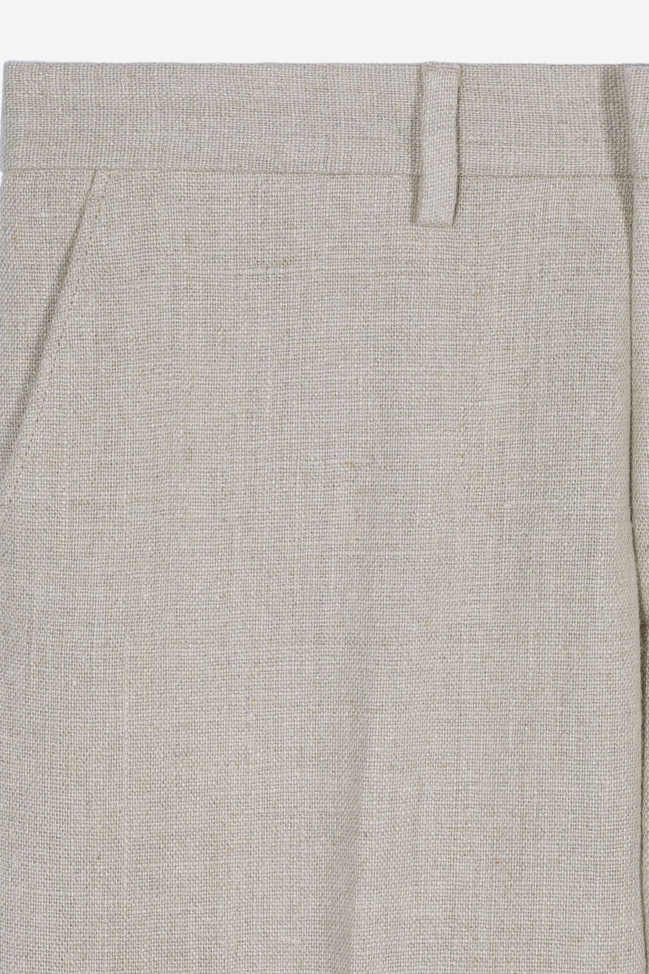 STRAIGHT-LEG TROUSERS BEIGE 6