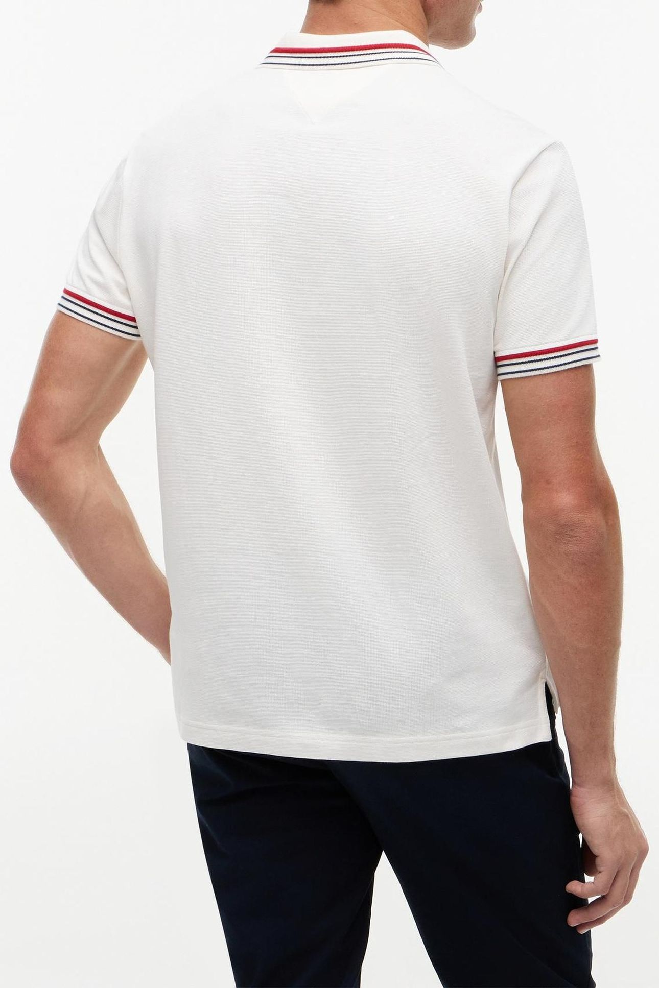 REGULAR FIT SIGNATURE COLLAR POLO SHIRT IVORY PETAL 2